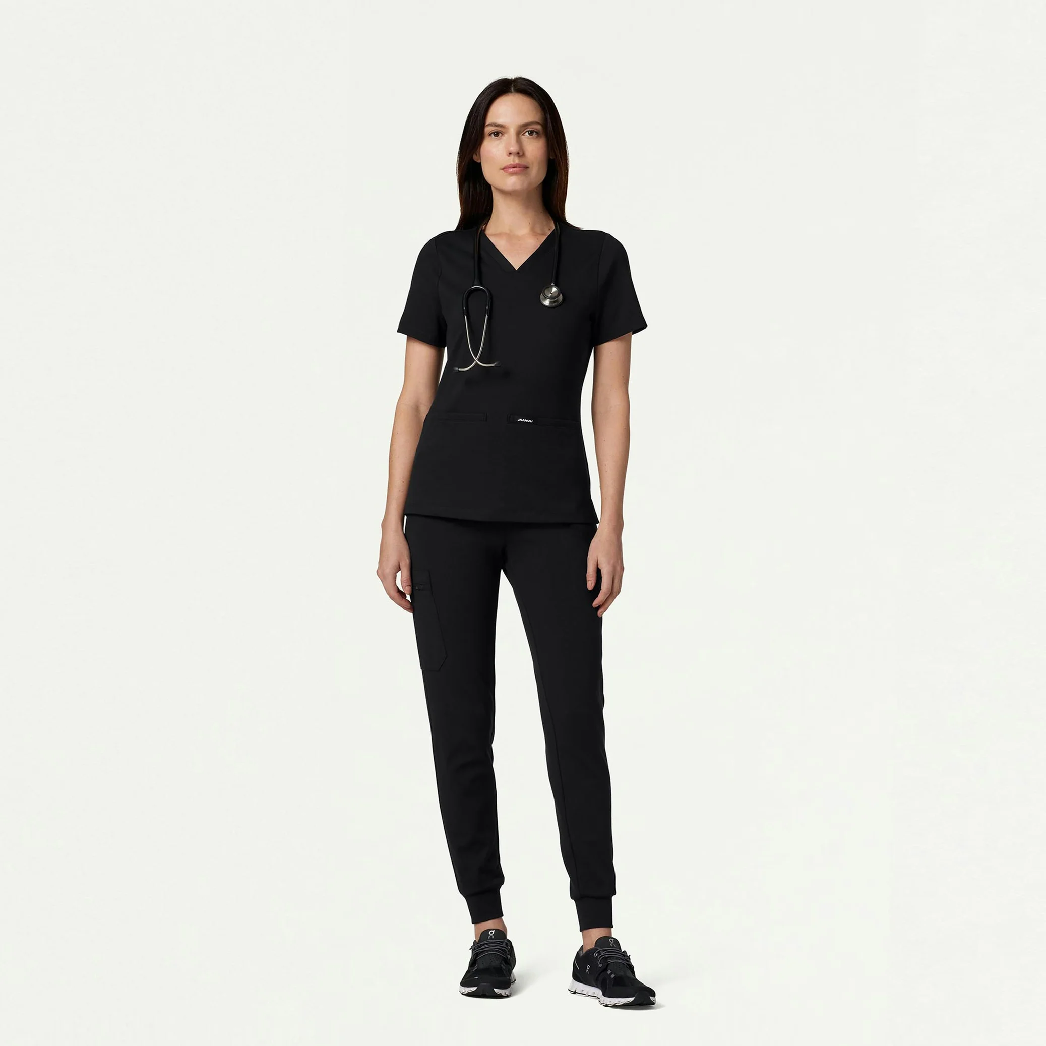The Newland Essential Scrub Set - Black