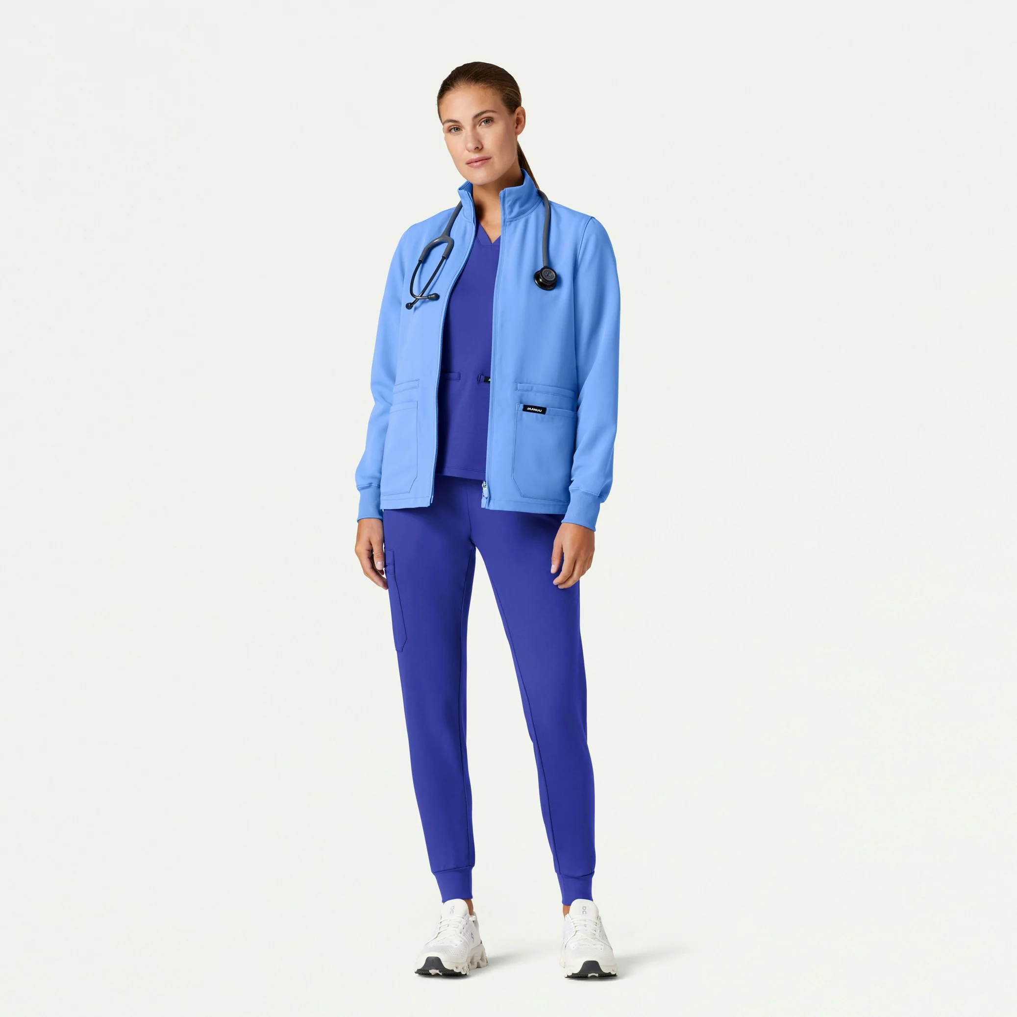 The Newland Jacket Scrub Set - Moon Blue - Image 2