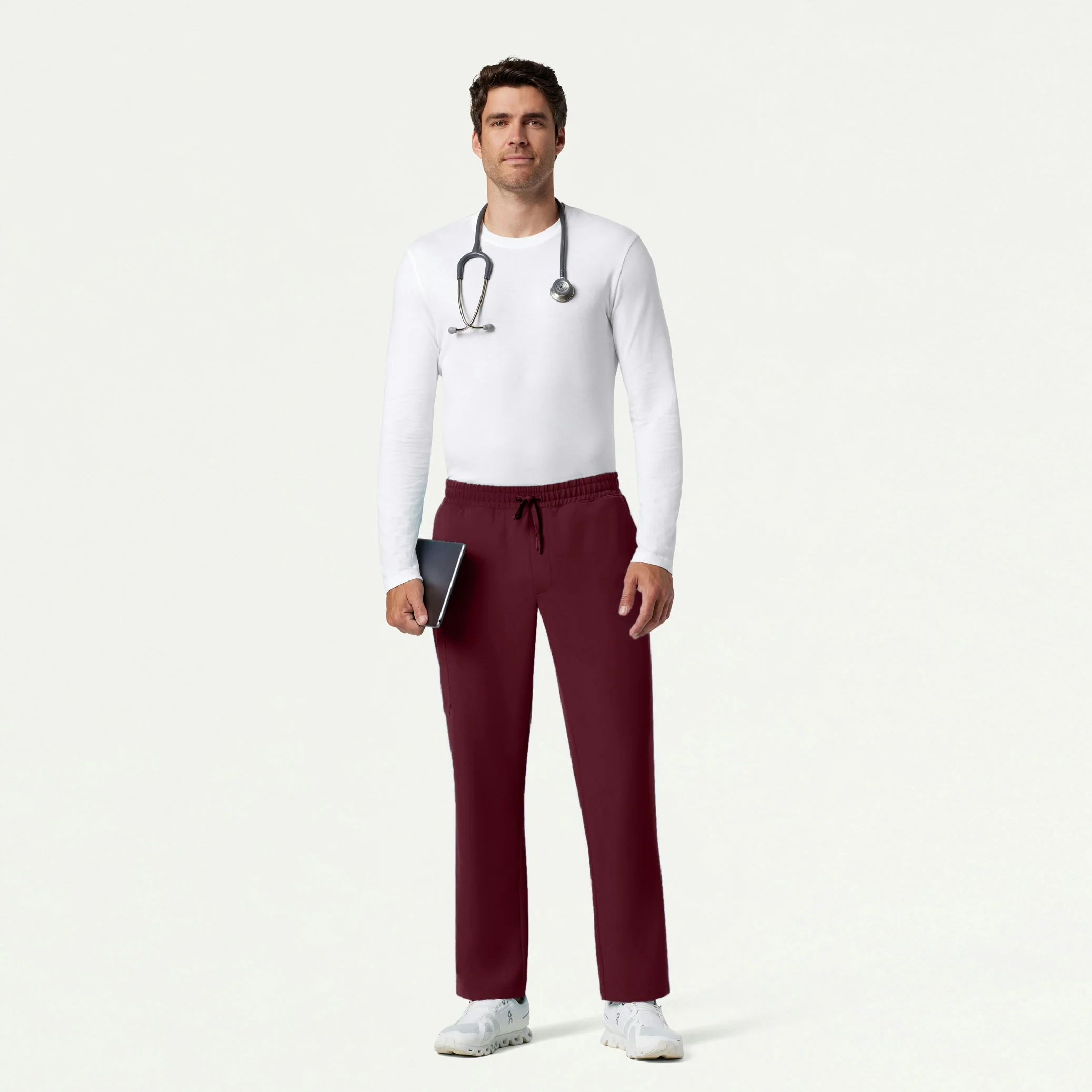 The Niels Base Scrub Set - Burgundy