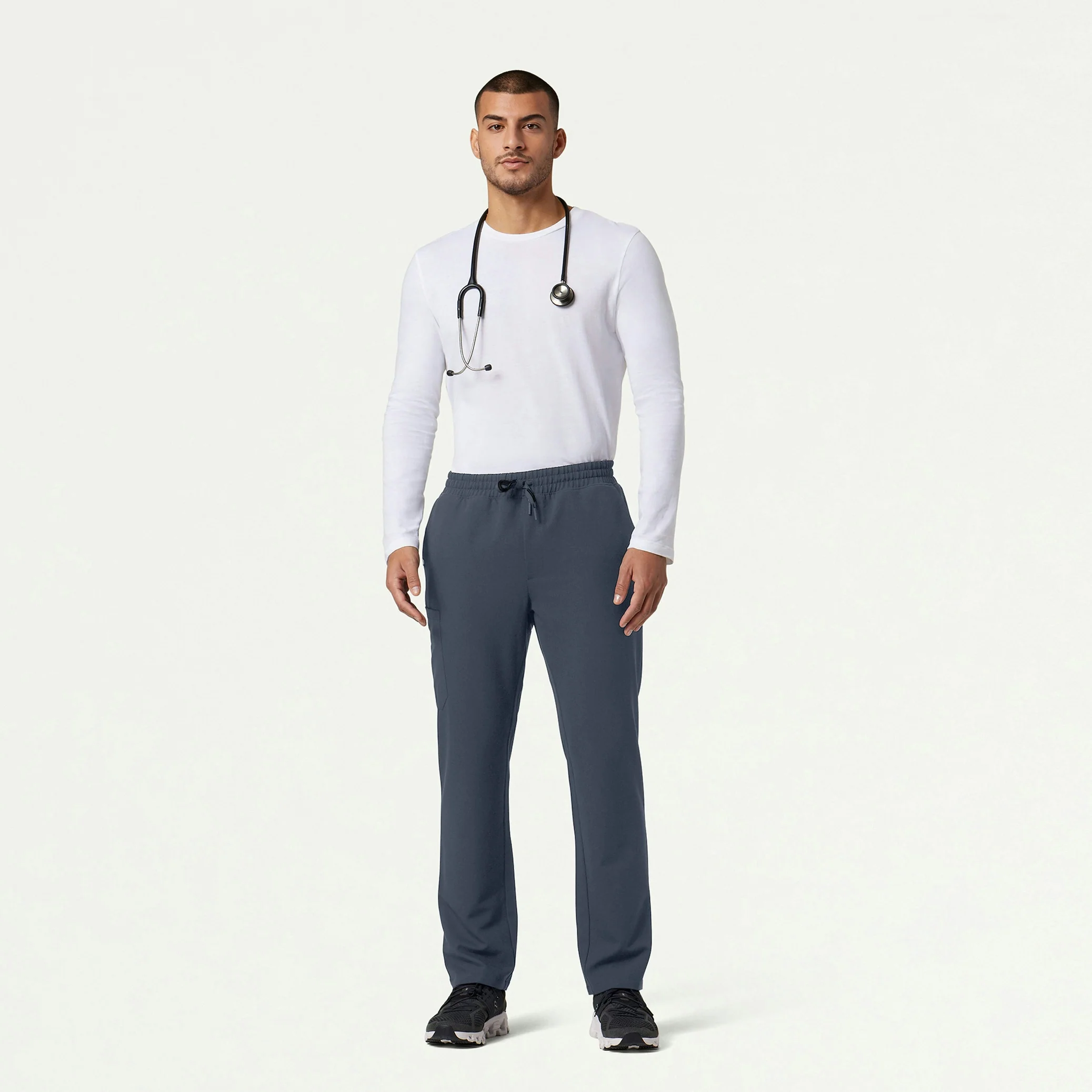 The Niels Base Scrub Set - Carbon Gray