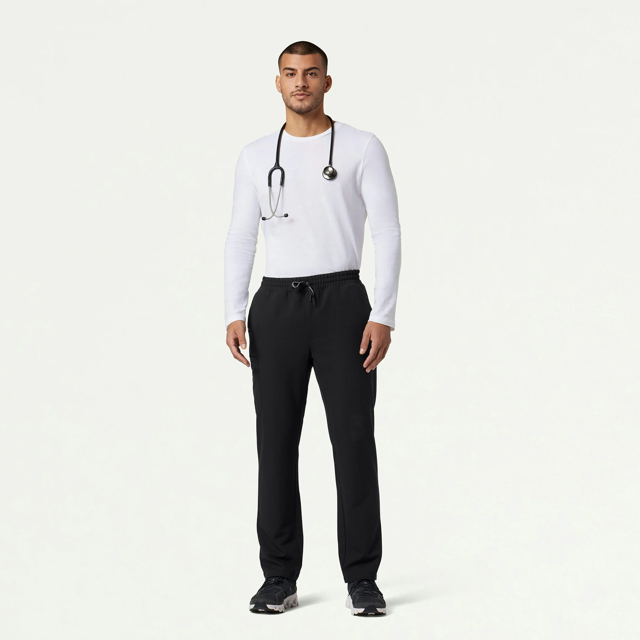 The Niels Base Scrub Set - Heather Gray