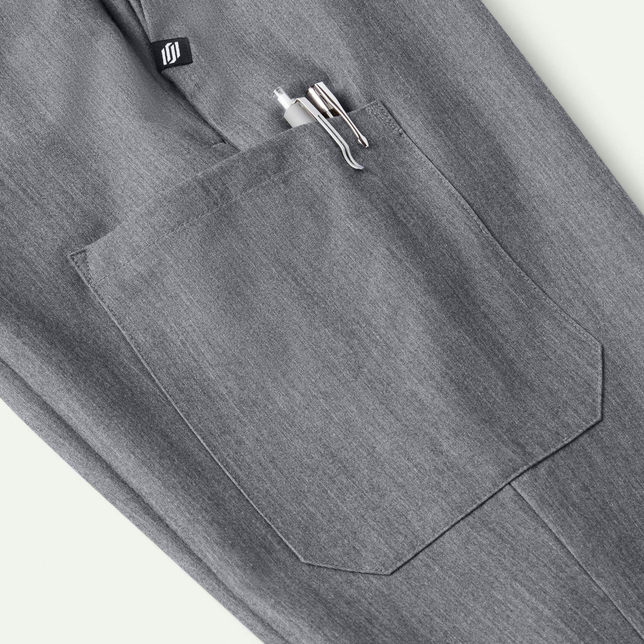 The Niels Base Scrub Set - Heather Gray - Image 2
