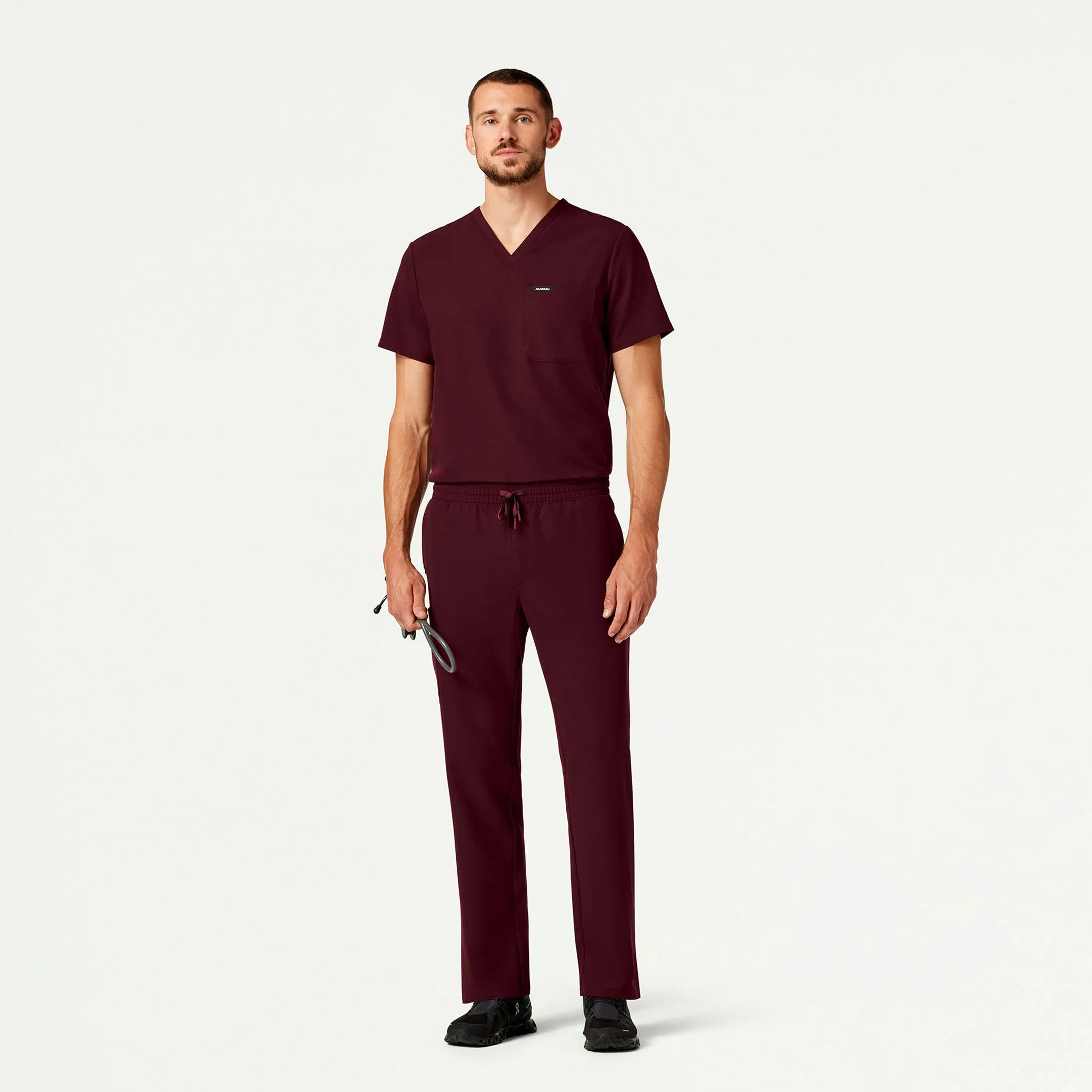The Niels Essential Scrub Set - Burgundy
