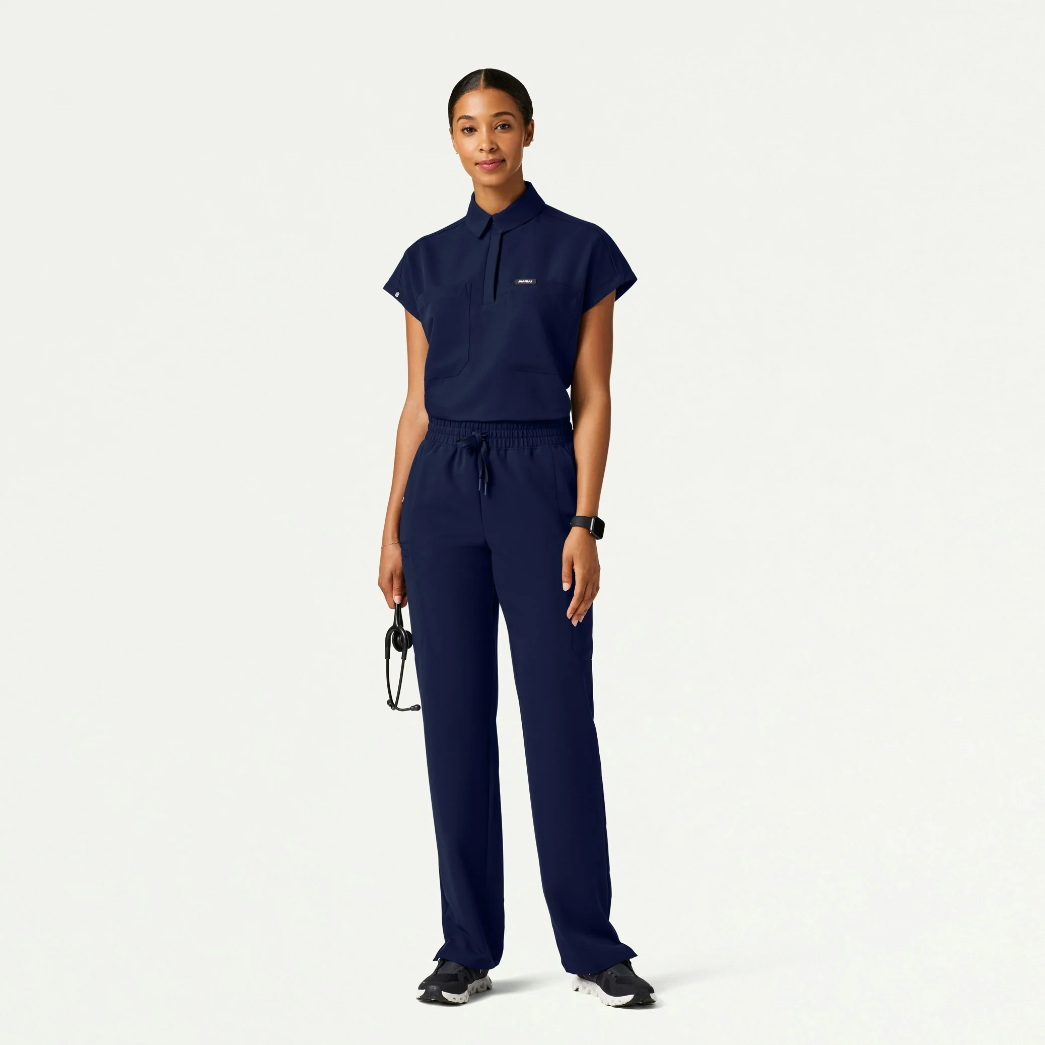 The Paley Essential Scrub Set - Midnight Navy