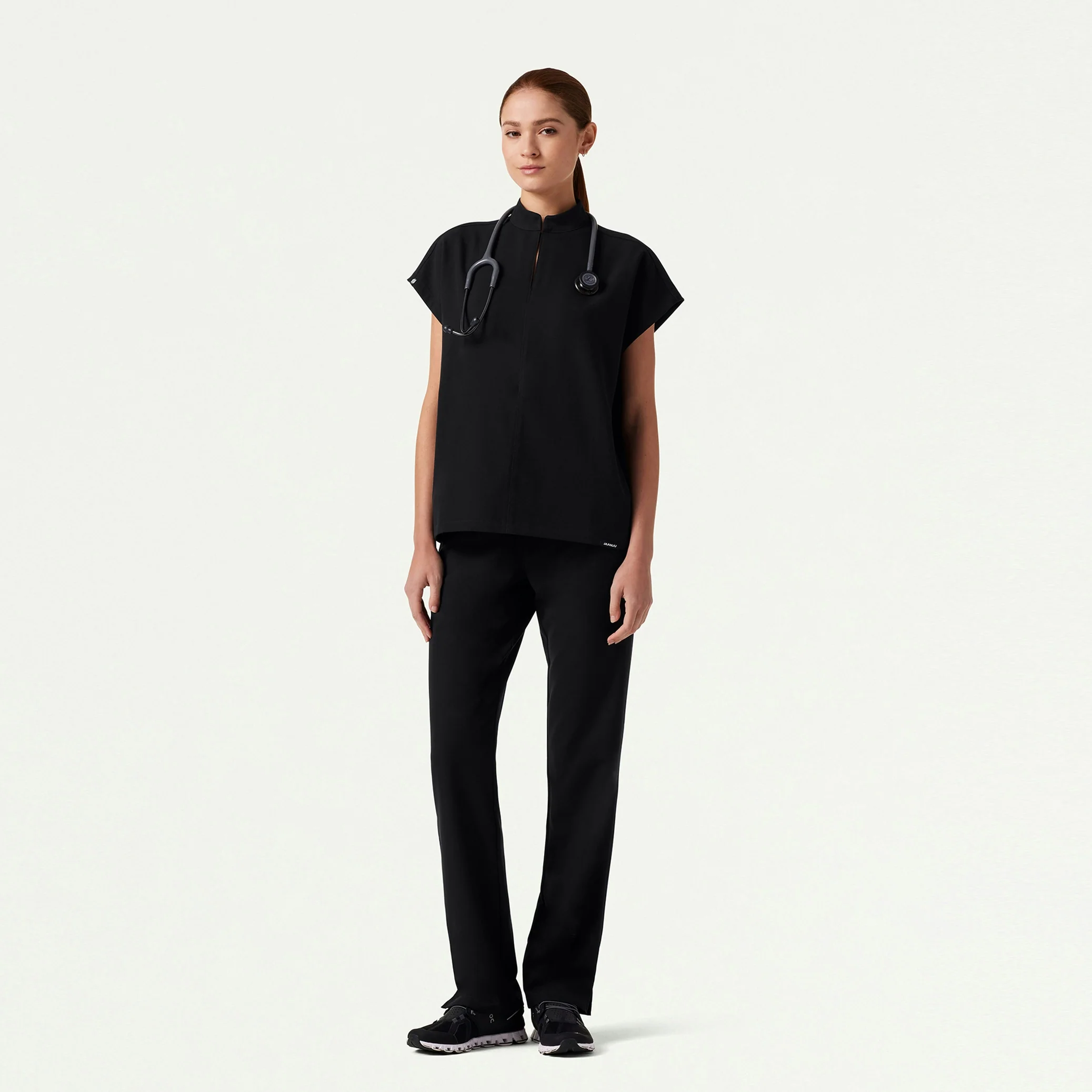 The Phoebe Essential Scrub Set - Black
