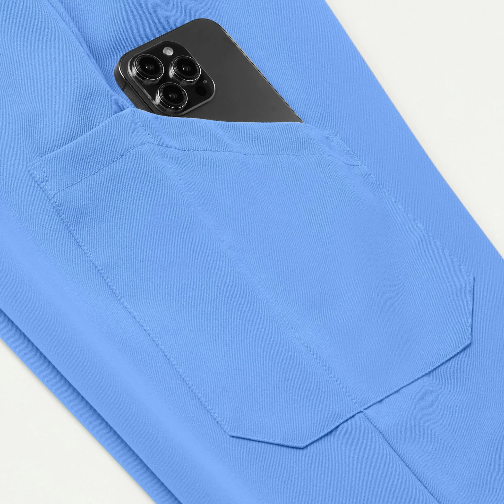 The Rae Essential Scrub Set - Ceil Blue - Image 2