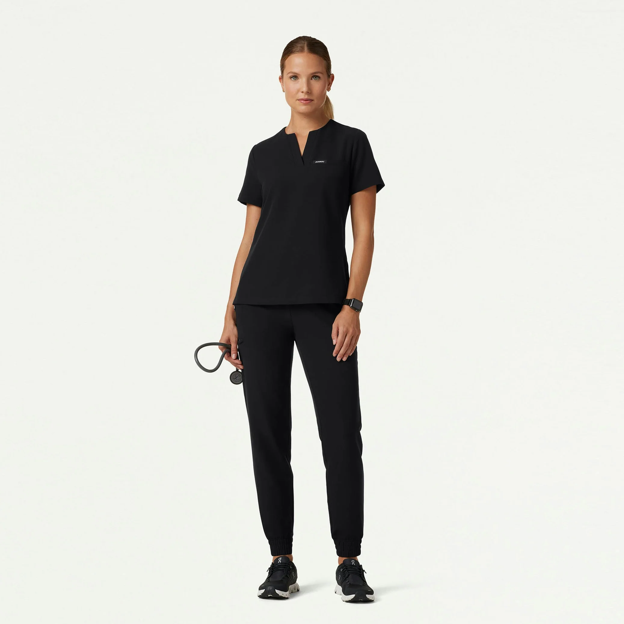 The Rawson Essential Scrub Set - Black