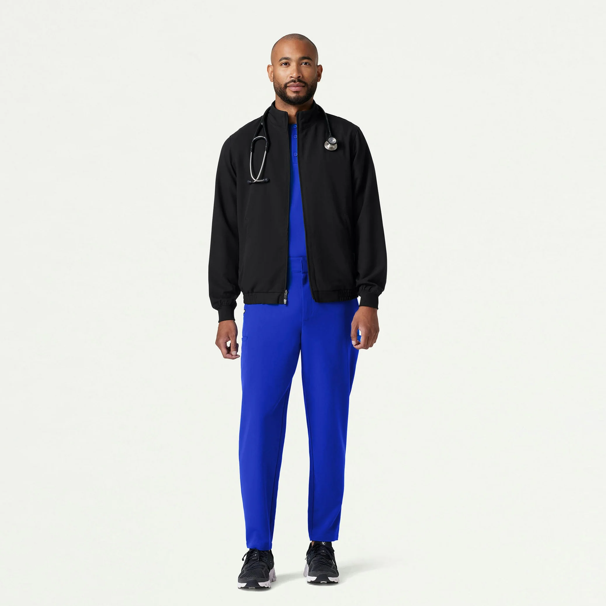 The Thom Jacket Scrub Set - Electric Blue