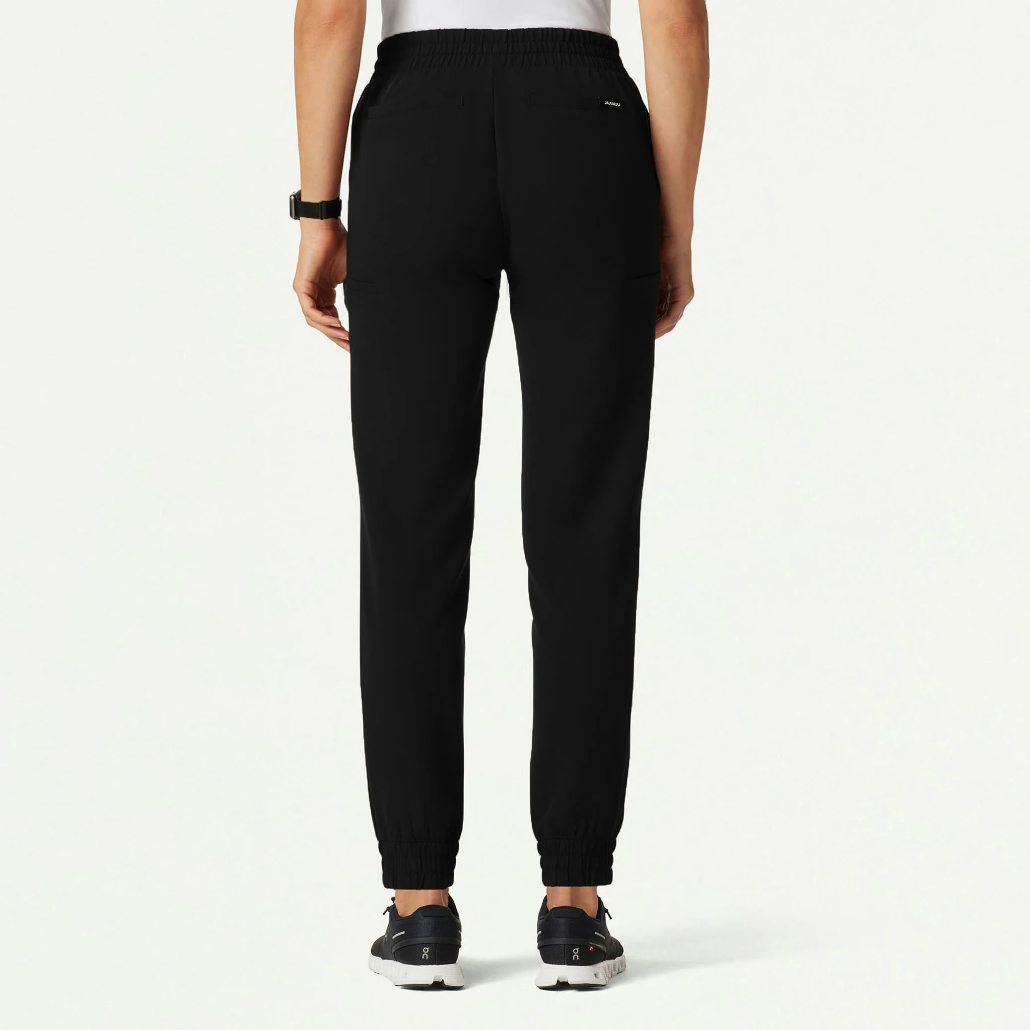 The Verda Jacket Scrub Set - Black - Image 2