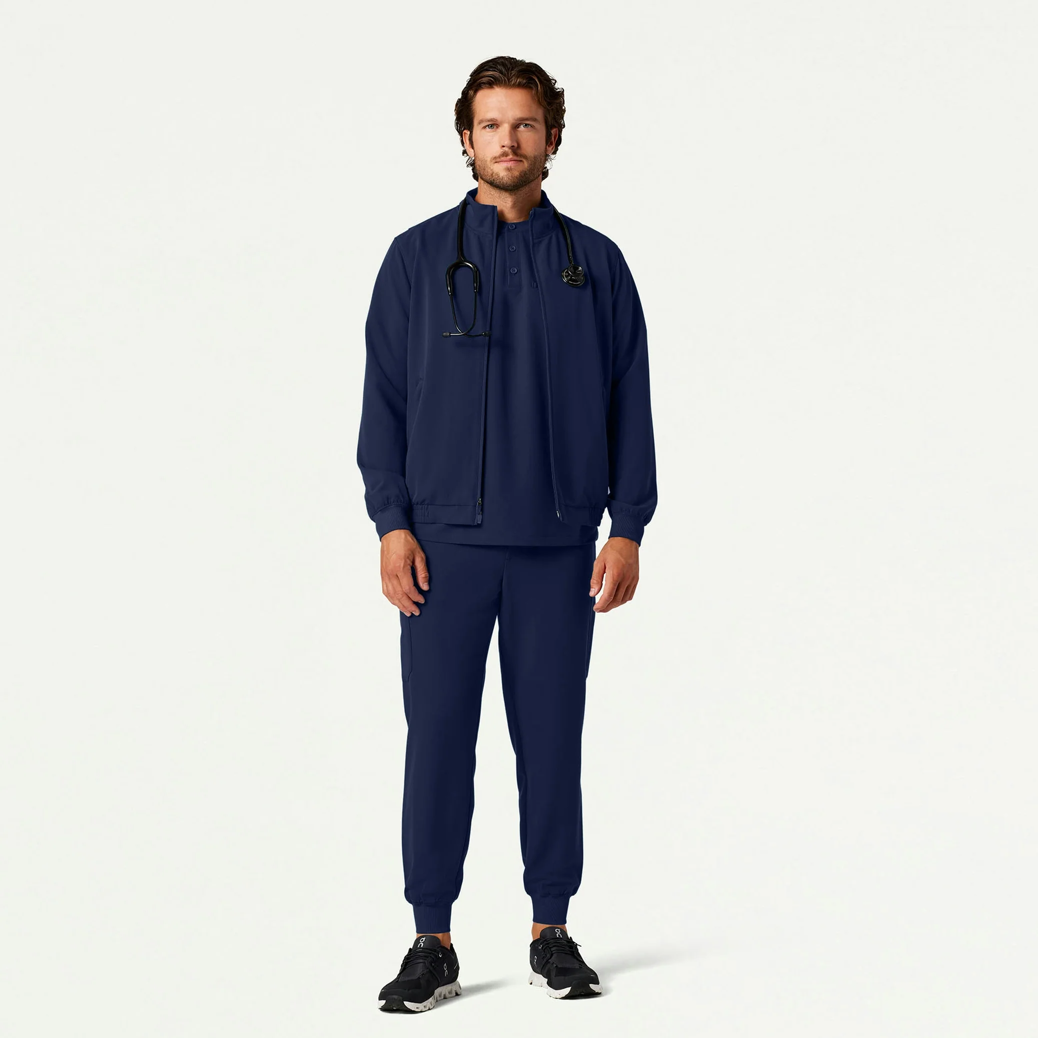 The Wilhelm Jacket Scrub Set - Midnight Navy