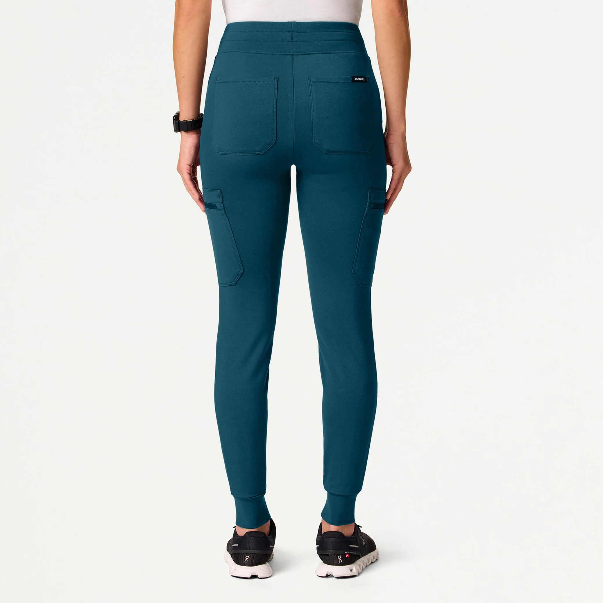 The 14-Pocket UltraSOFT™ Scrub Set - Caribbean Blue - Image 5