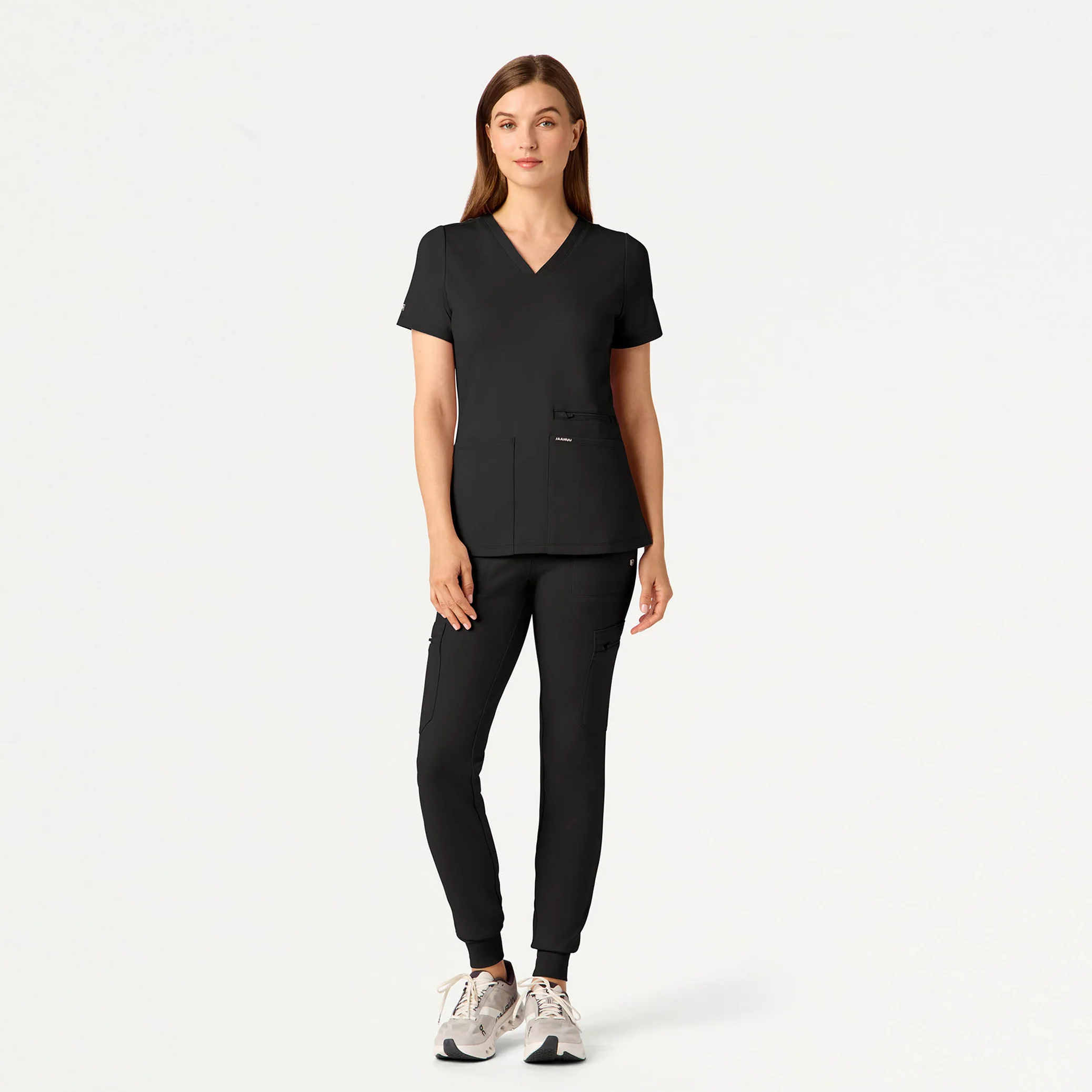 The 14-Pocket UltraSOFT™ Scrub Set - Charcoal