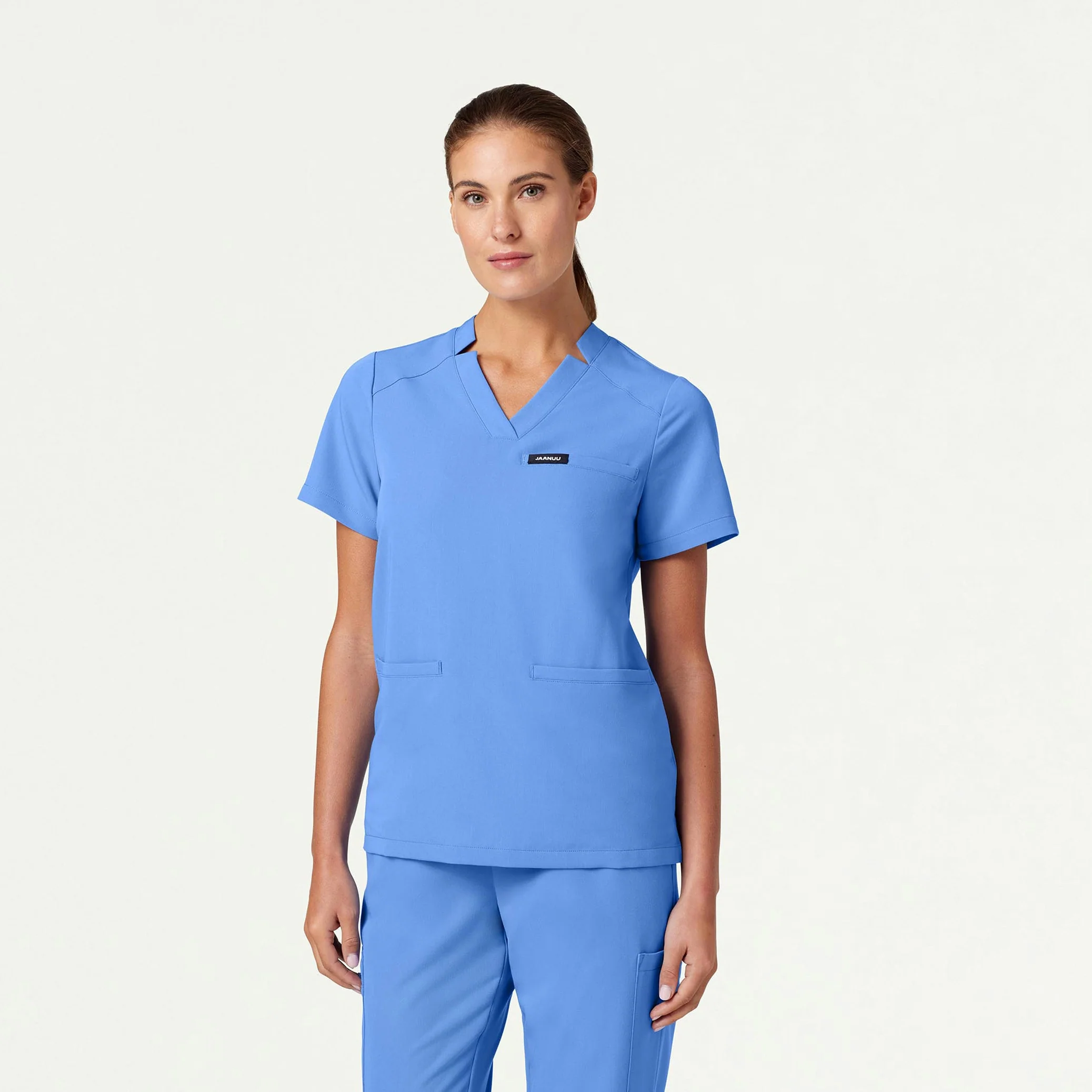 The Classic Notch Scrub Set - Ceil Blue - Image 2