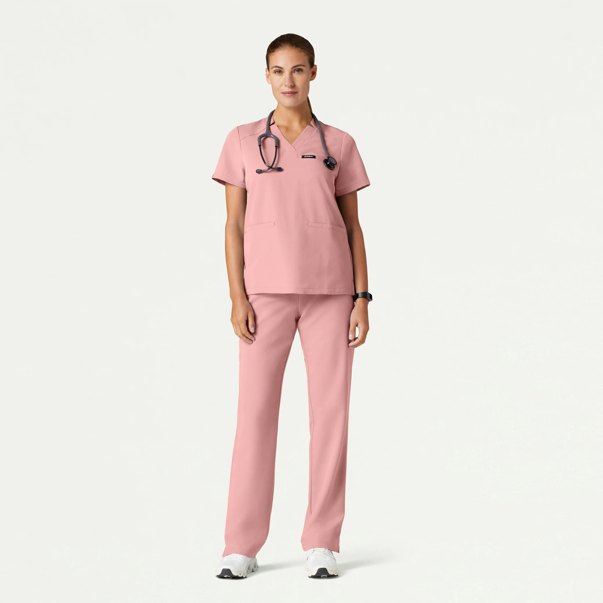 The Classic Notch Scrub Set - Mauve