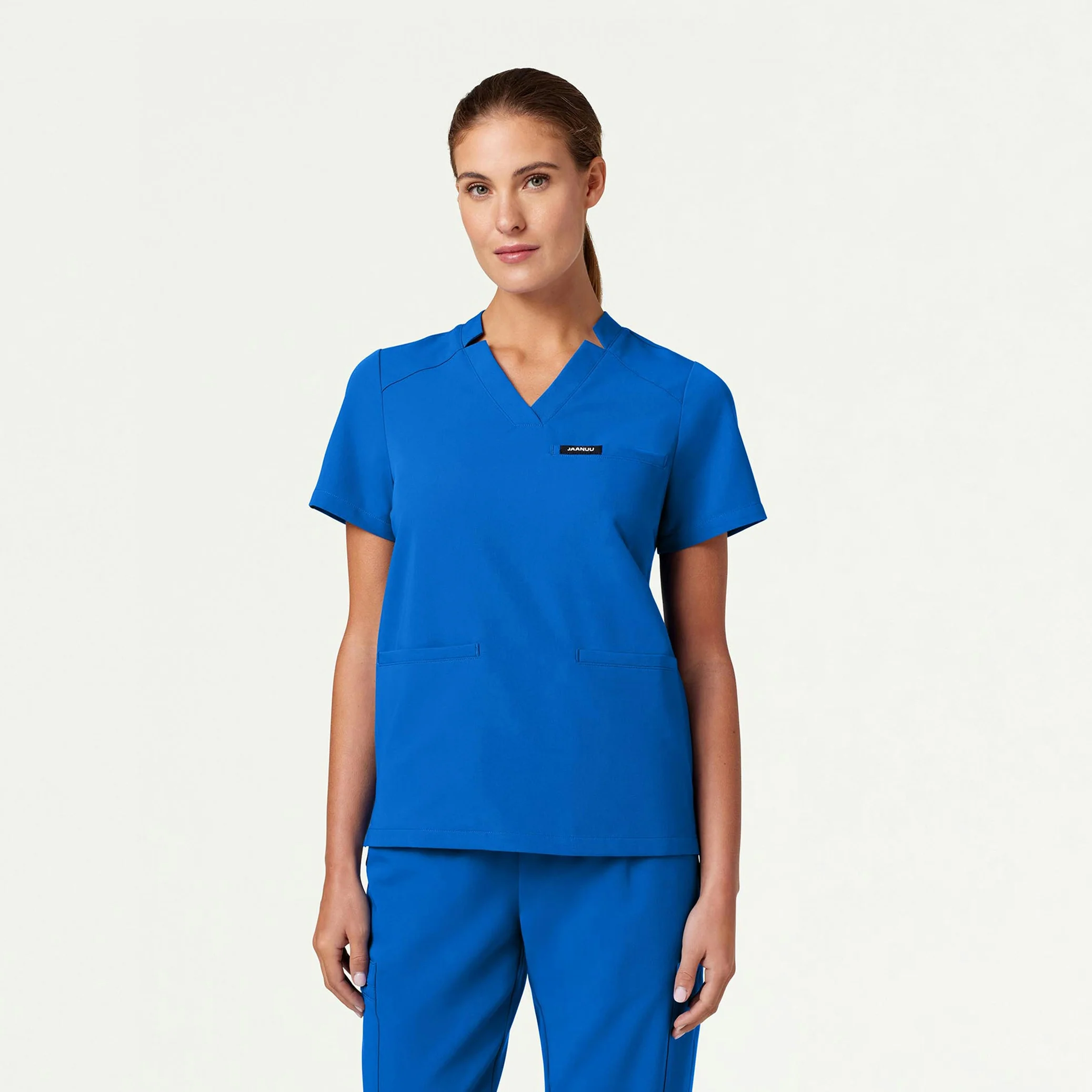 The Classic Notch Scrub Set - Royal Blue - Image 2