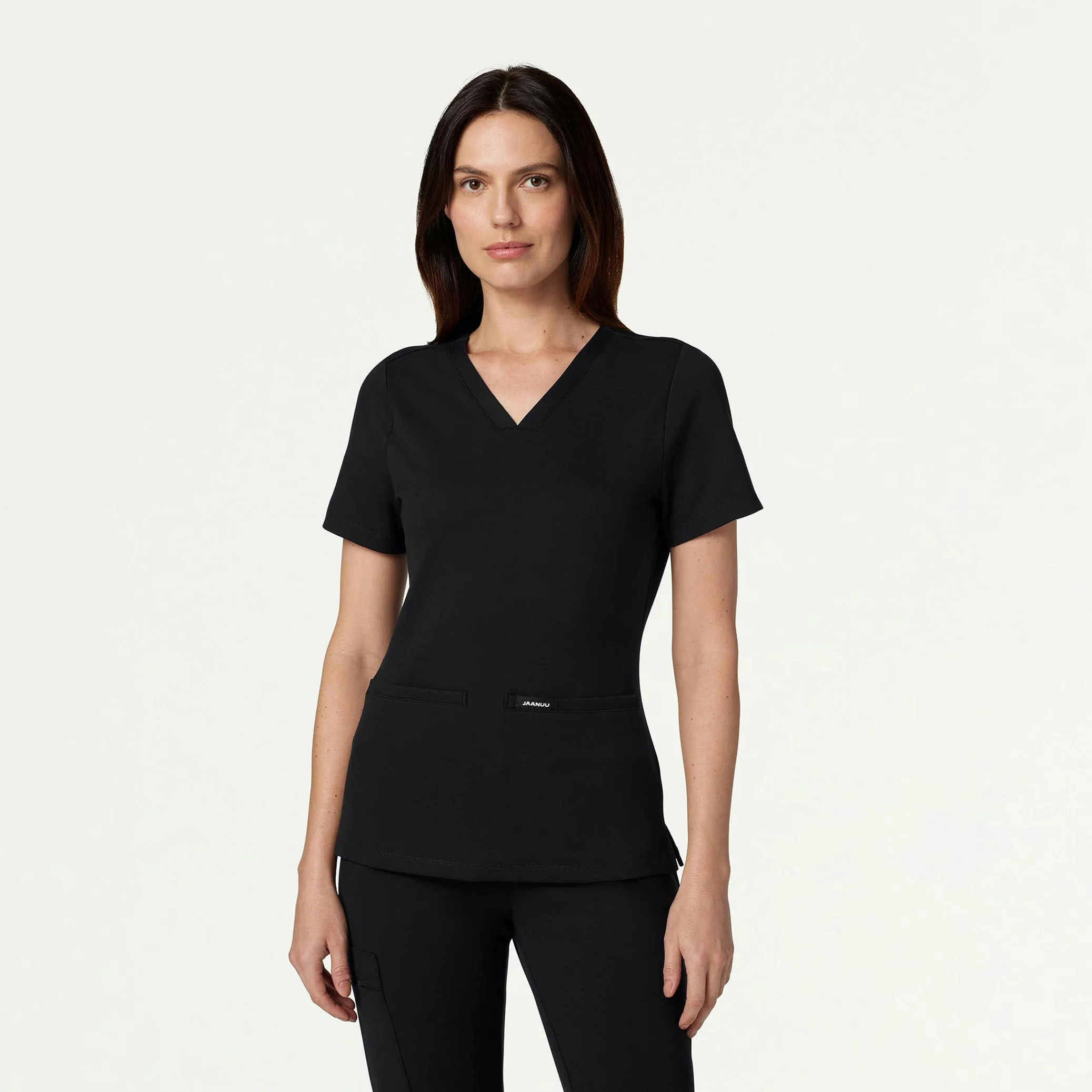 The Everyday UltraSOFT™ Scrub Set - Black - Image 2