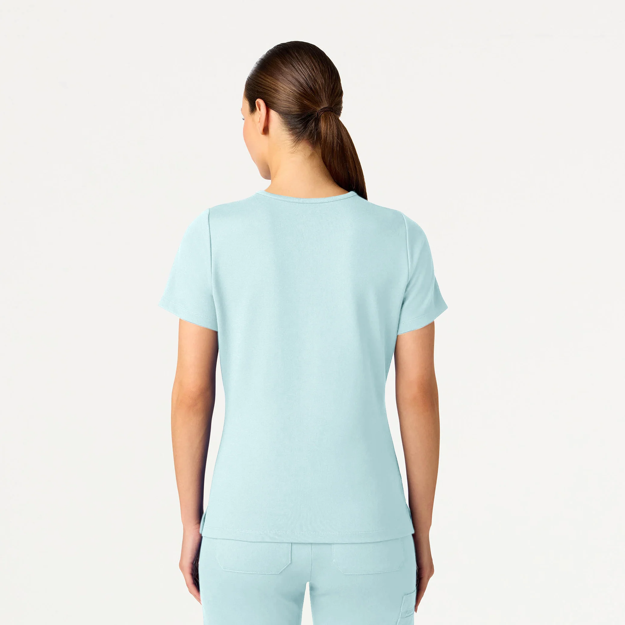 The Everyday UltraSOFT™ Scrub Set - Sky Blue - Image 3