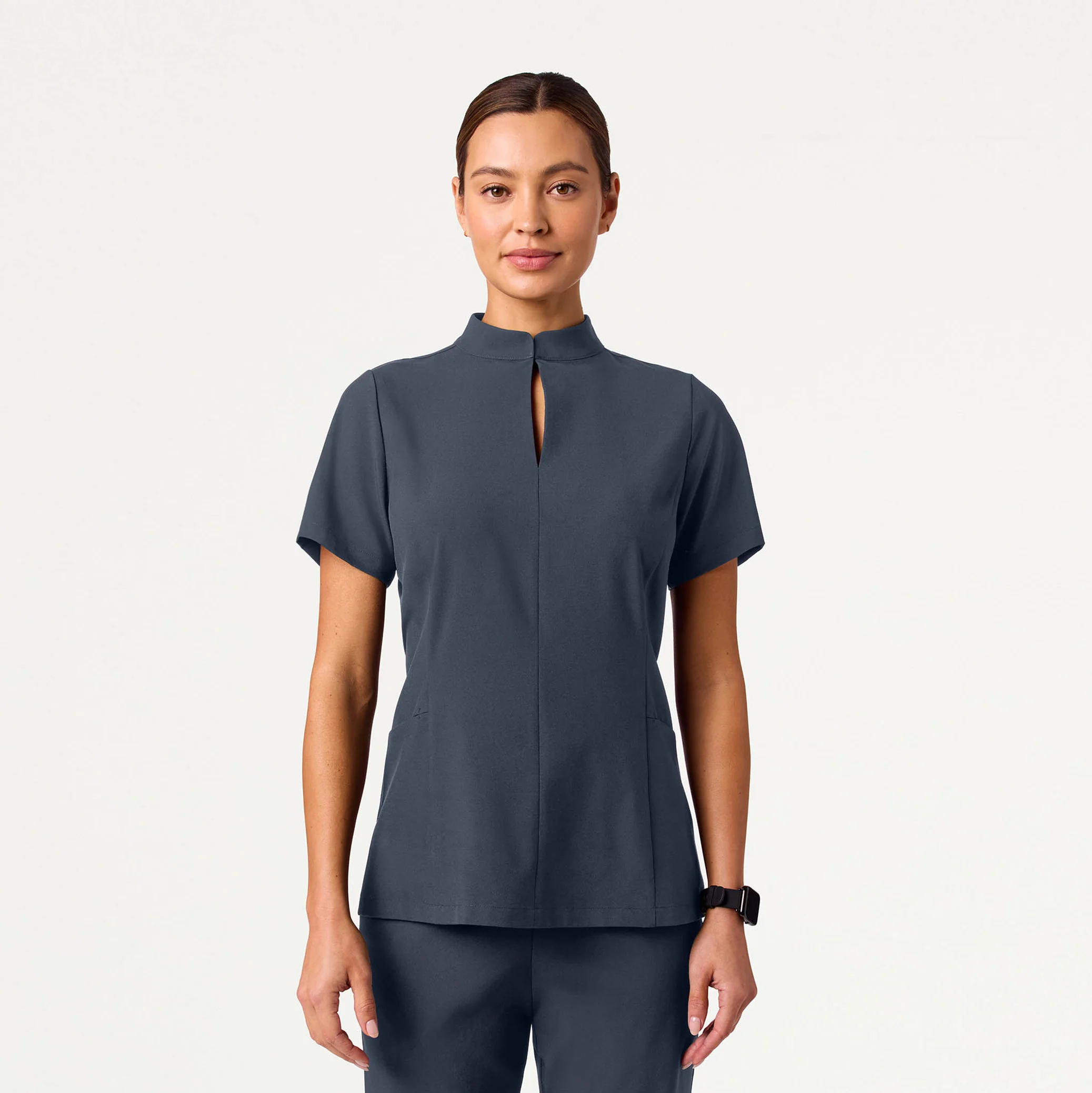 The Fit & Flare UltraLITE™ Scrub Set - Carbon Gray - Image 2
