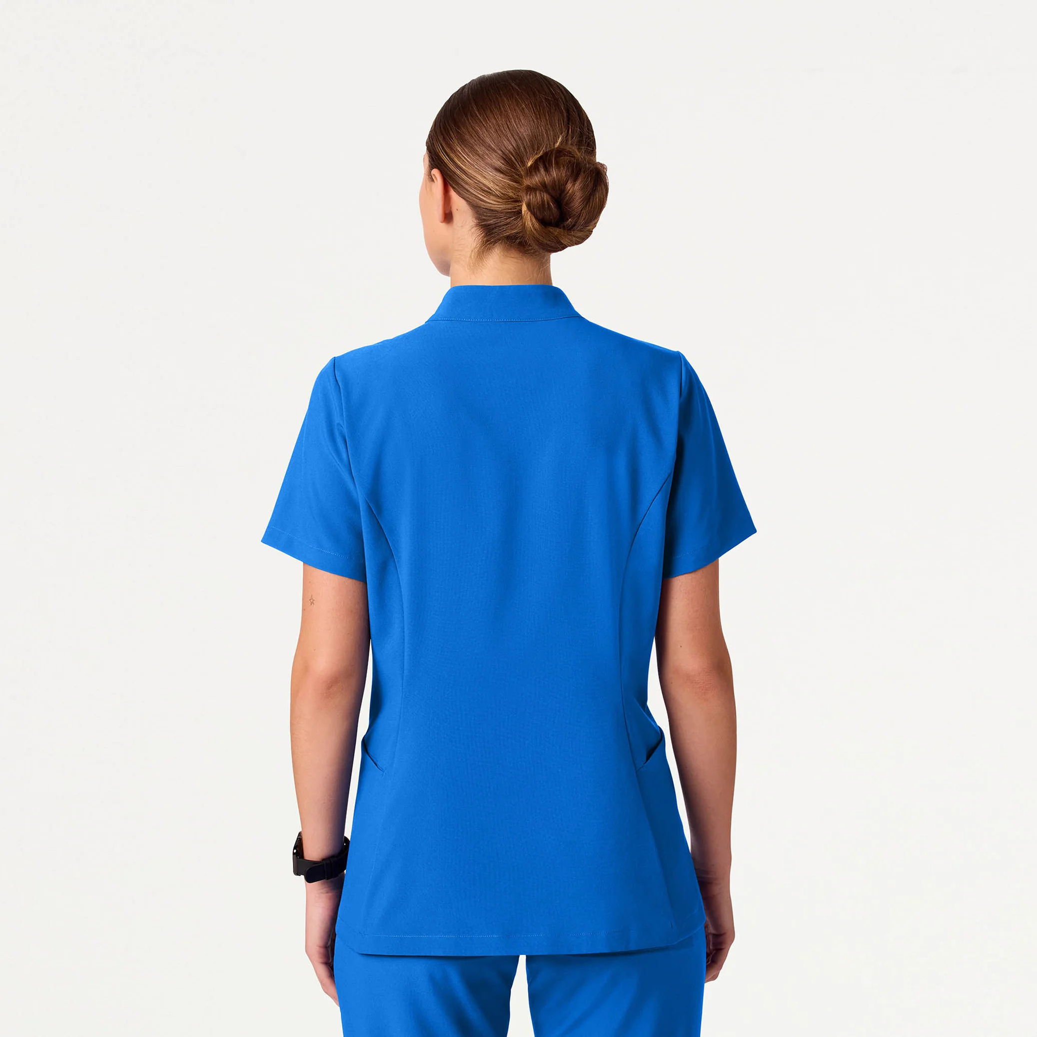 The Fit & Flare UltraLITE™ Scrub Set - Royal Blue - Image 4