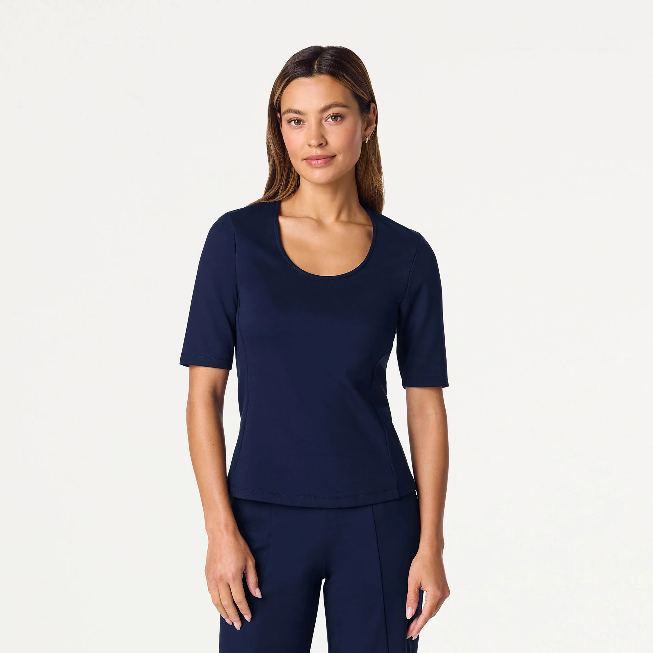 The Go Wide UltraSOFT™ Scrub Set - Midnight Navy - Image 2