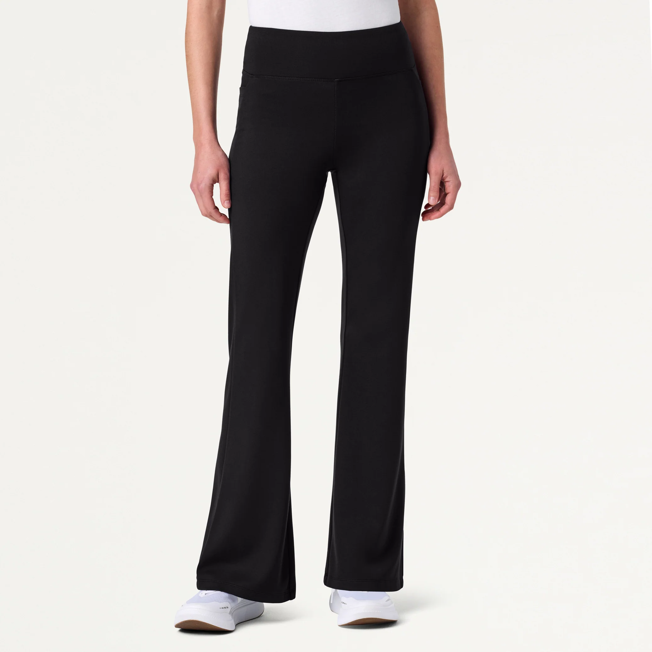 The Half-Zip UltraSOFT™ Scrub Set - Black - Image 4