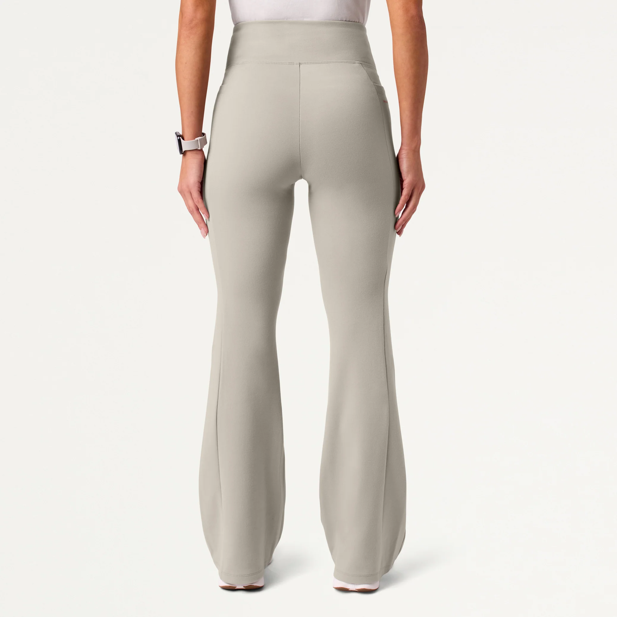 The Half-Zip UltraSOFT™ Scrub Set - Fog - Image 5