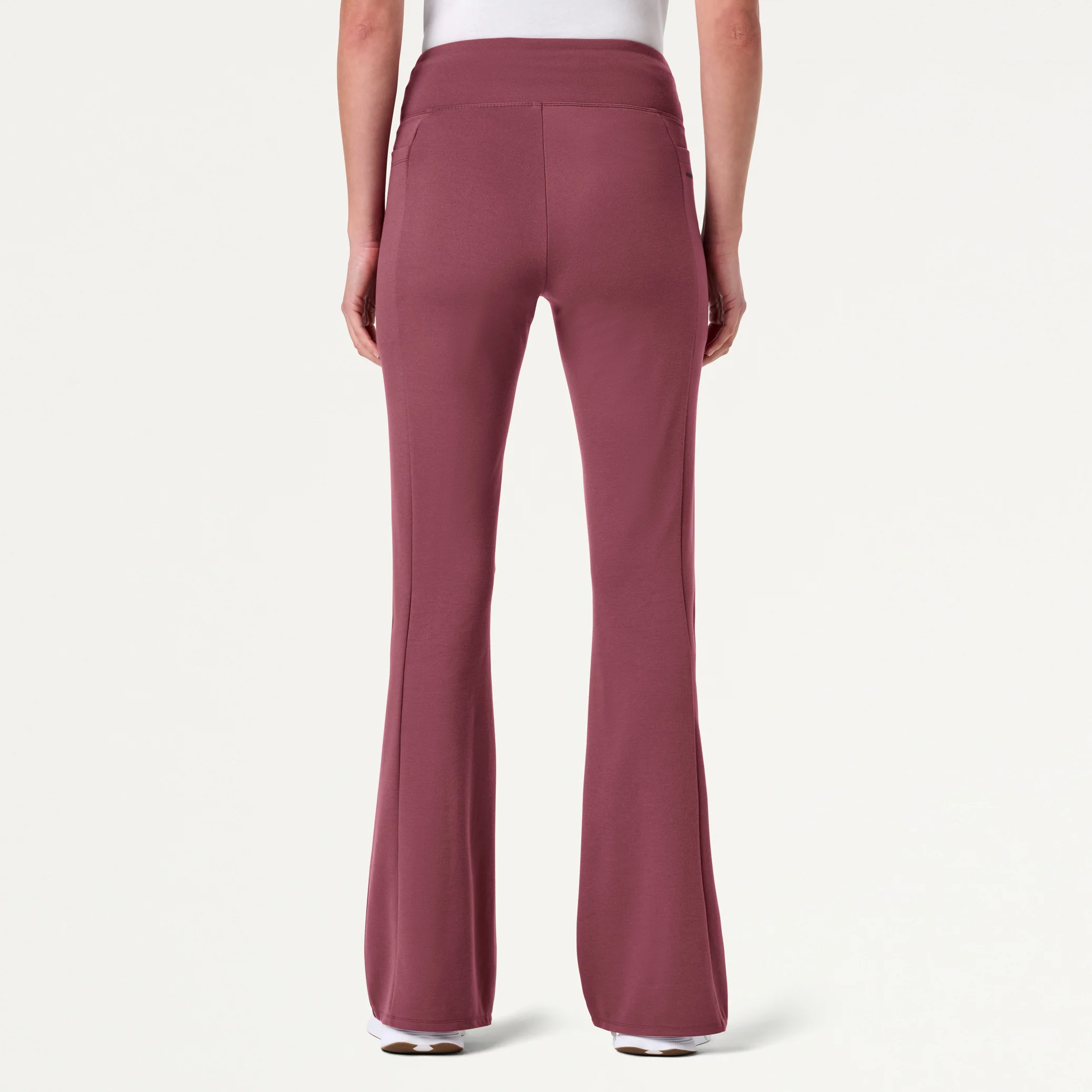 The Half-Zip UltraSOFT™ Scrub Set - Rosewood - Image 5