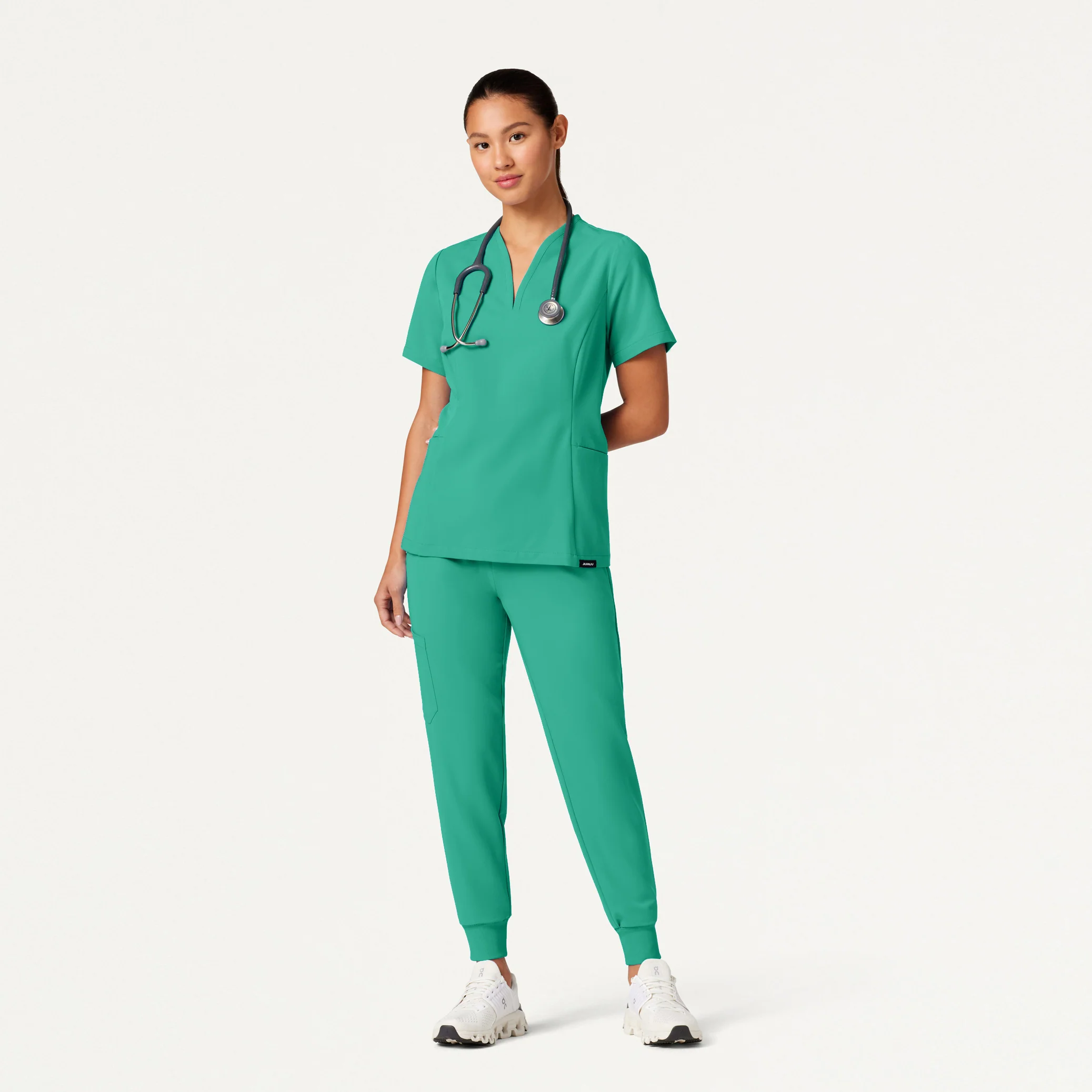 The Hourglass Scrub Set - Surgical Green