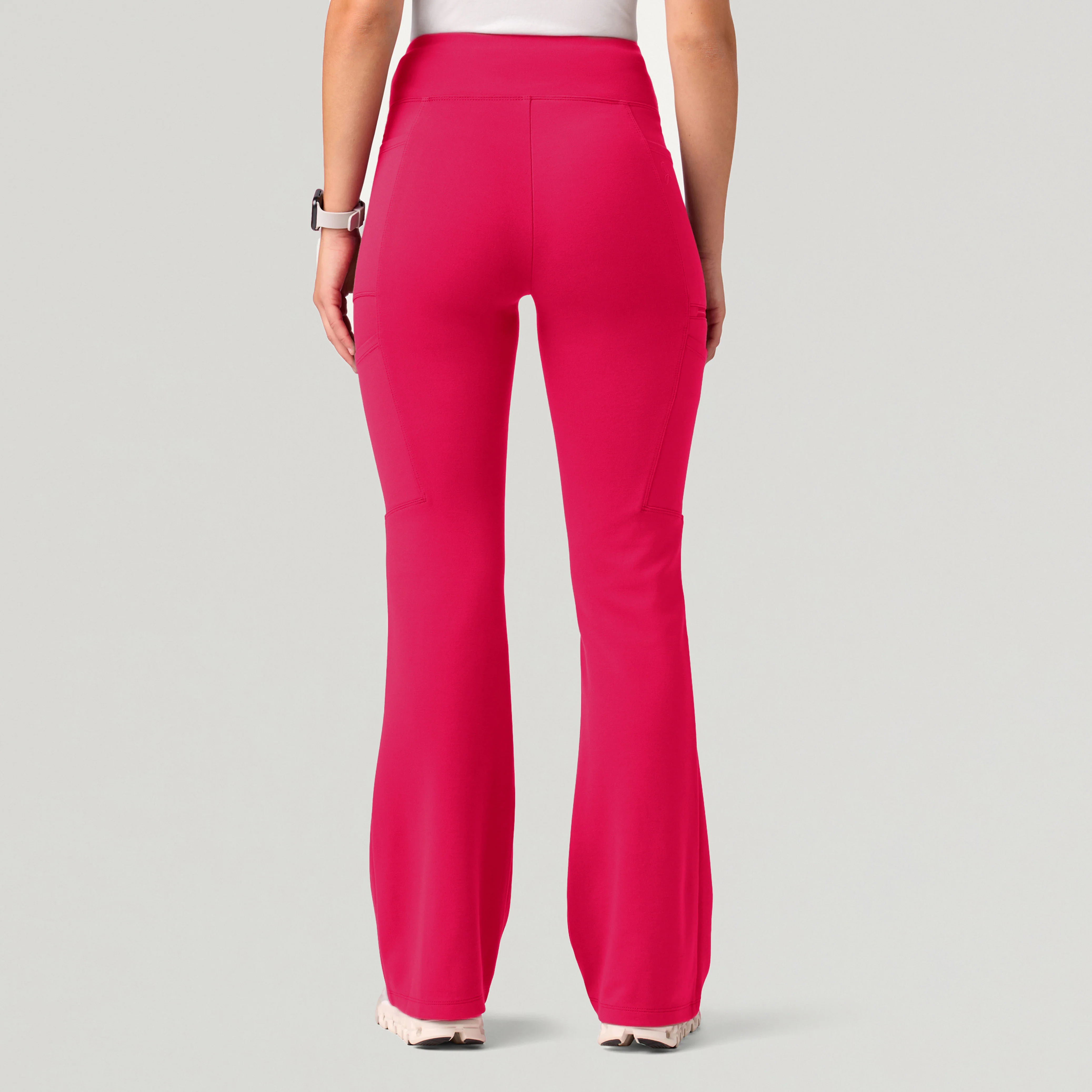 The Mock-Wrap UltraSOFT™ Scrub Set - Sangria - Image 5