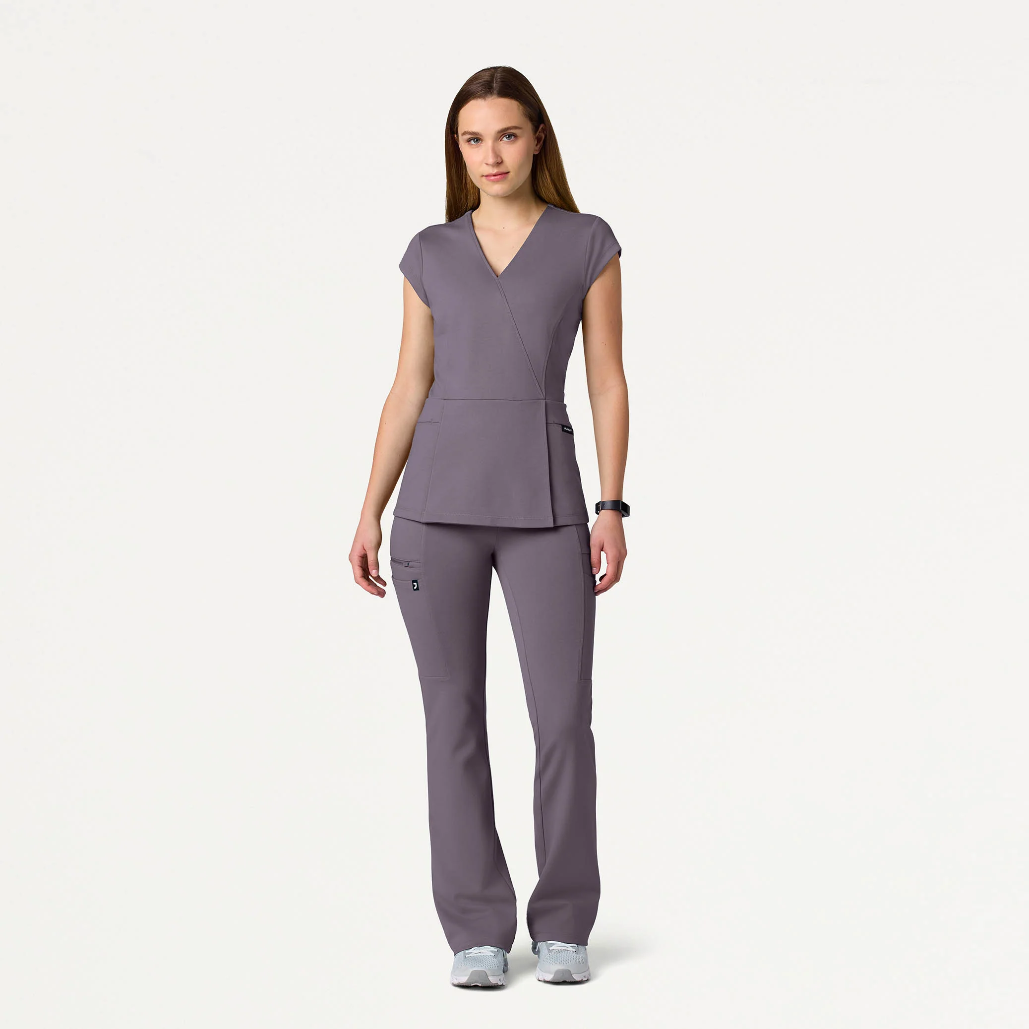 The Mock-Wrap UltraSOFT™ Scrub Set - Titanium