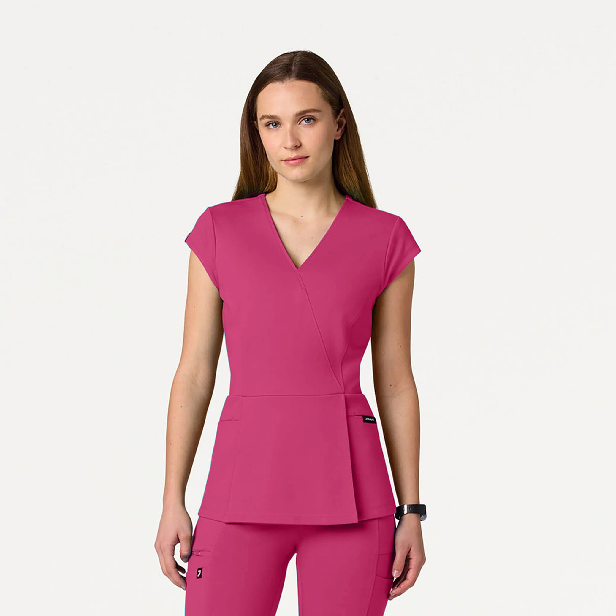 The Mock-Wrap UltraSOFT™ Scrub Set - Wild Berry - Image 2