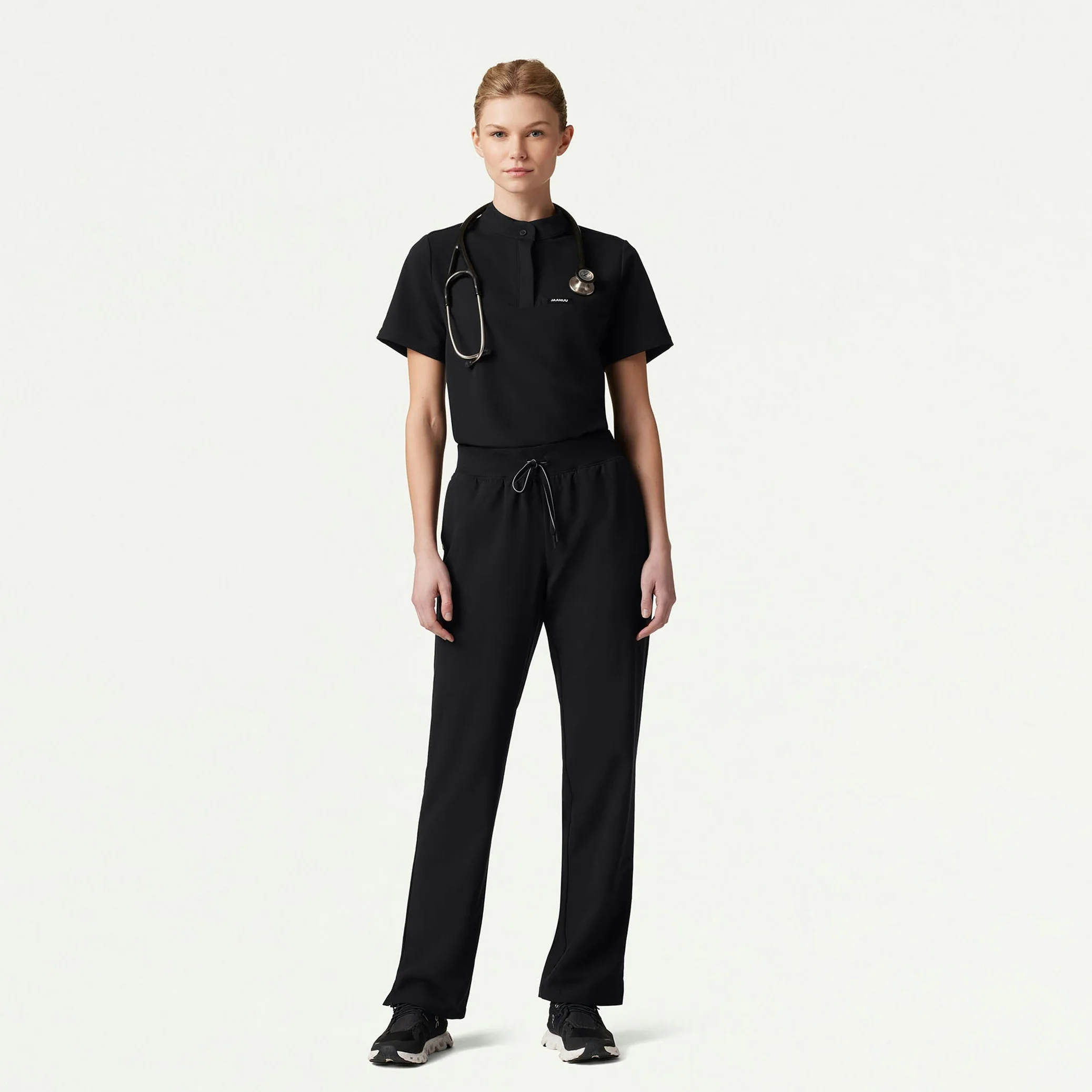 The Modern Scrub Set - Black