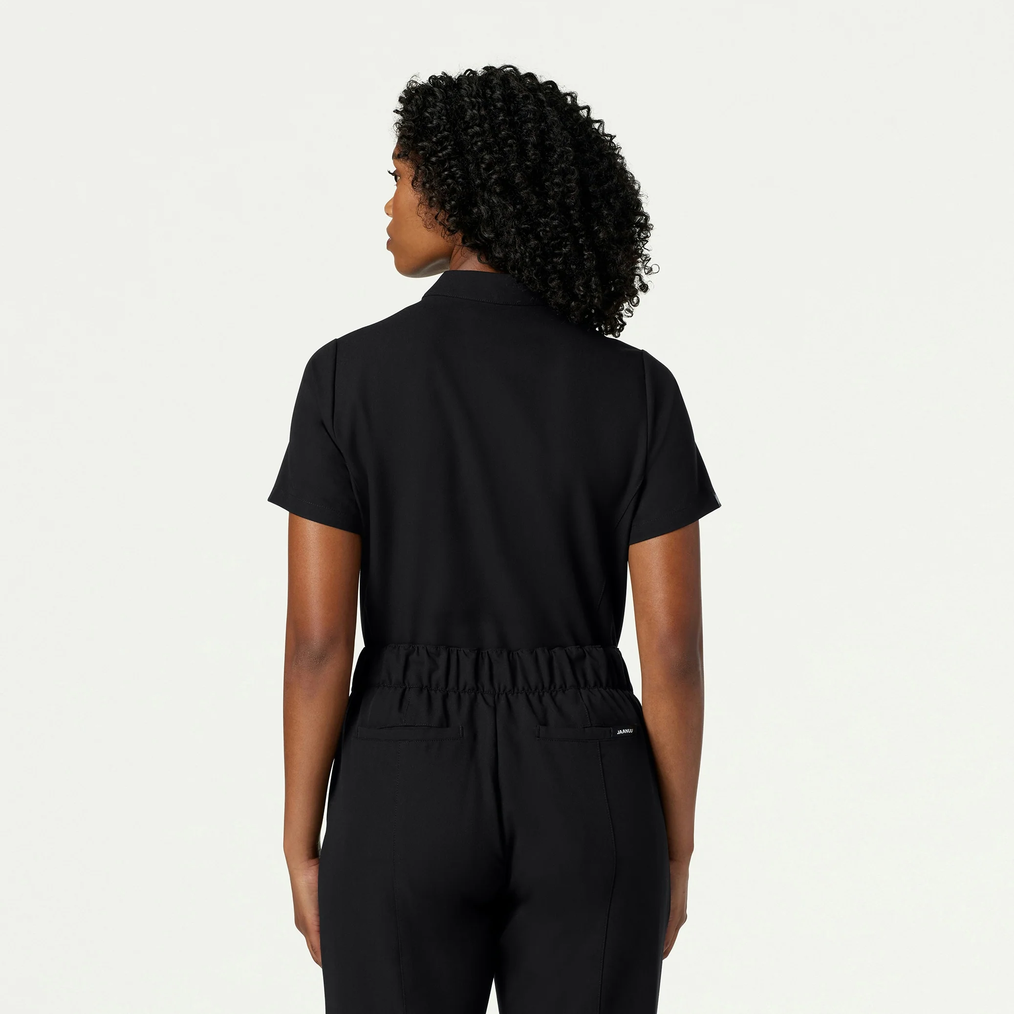 The Modern Scrub Set - Black - Image 3
