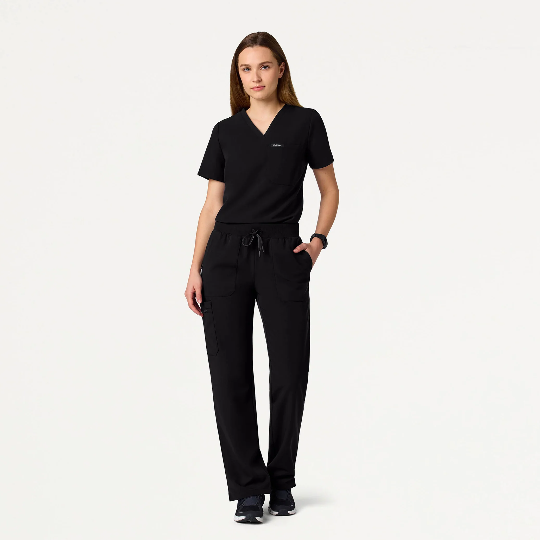 The Original Cargo Scrub Set - Black