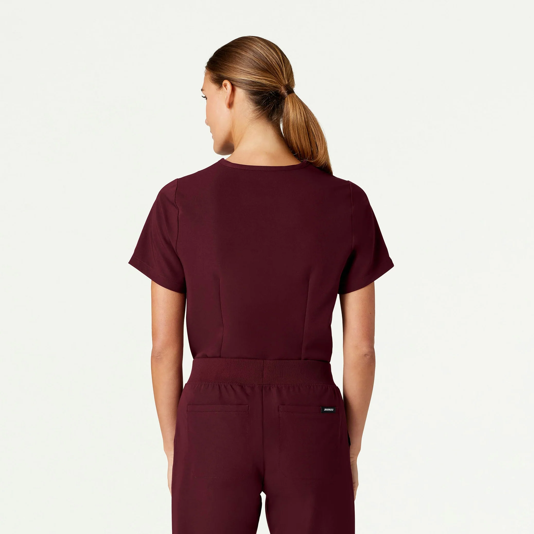 The Original Scrub Set - Burgundy - Image 3