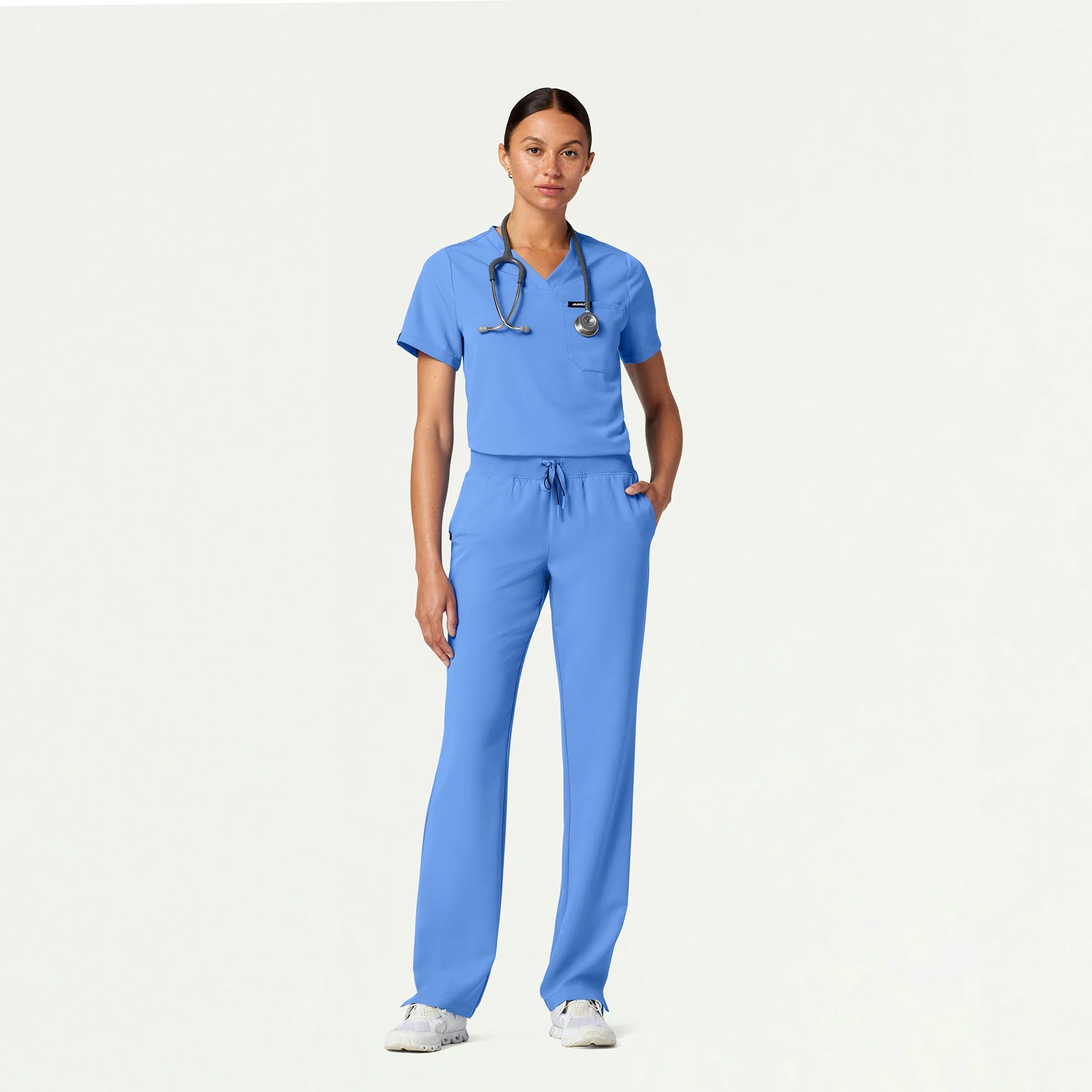 The Original Scrub Set - Ceil Blue
