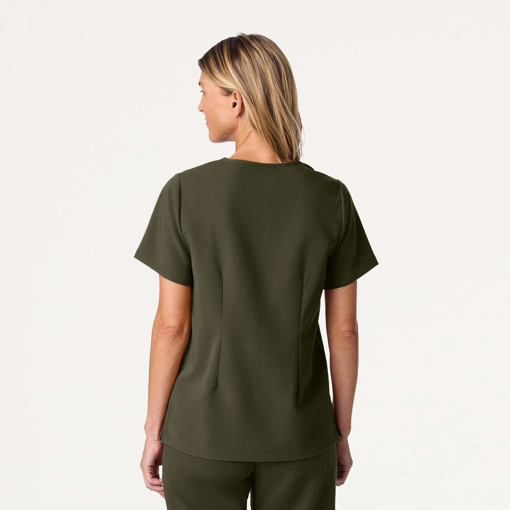 The Original Scrub Set - Deep Olive - Image 3