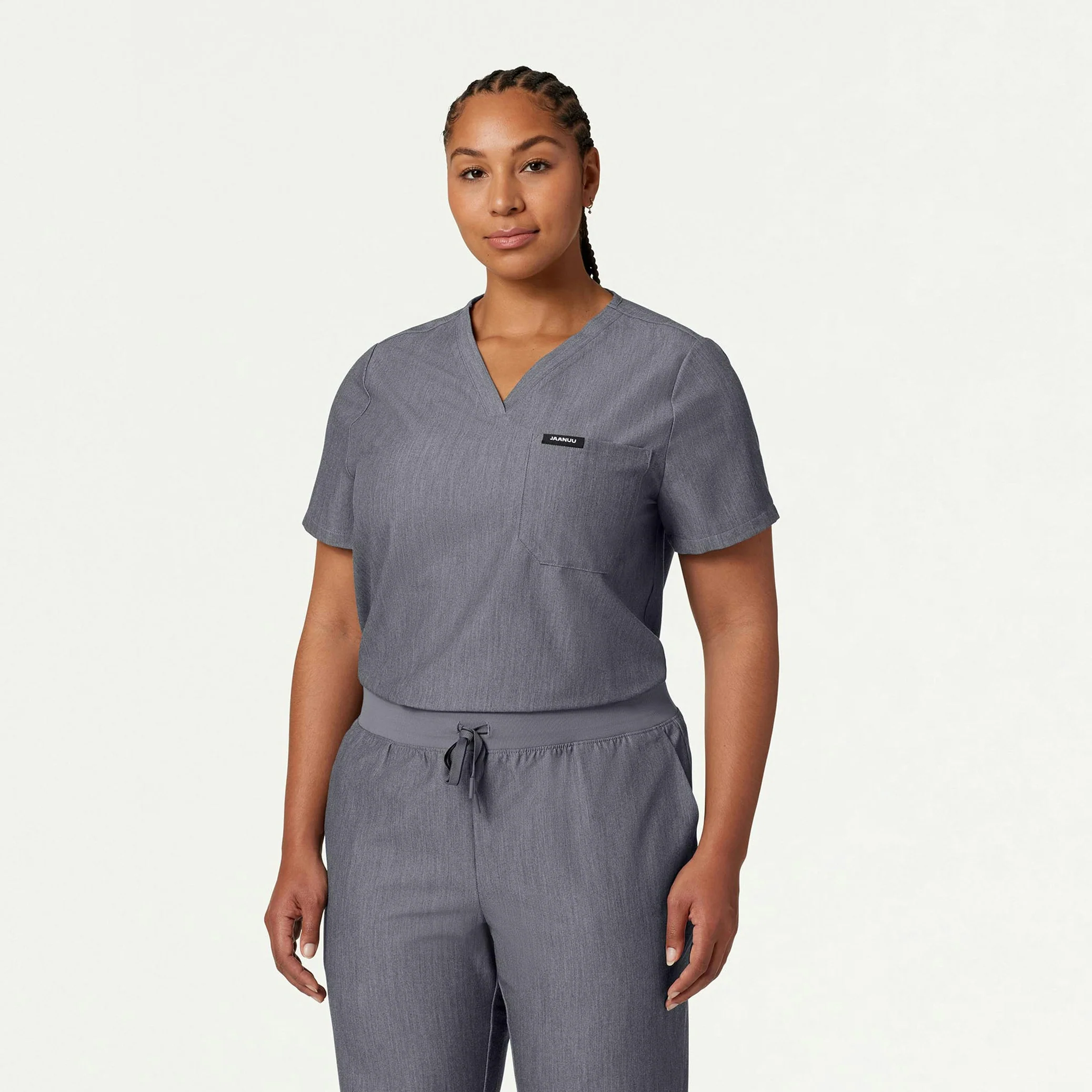 The Original Scrub Set - Heather Gray - Image 4