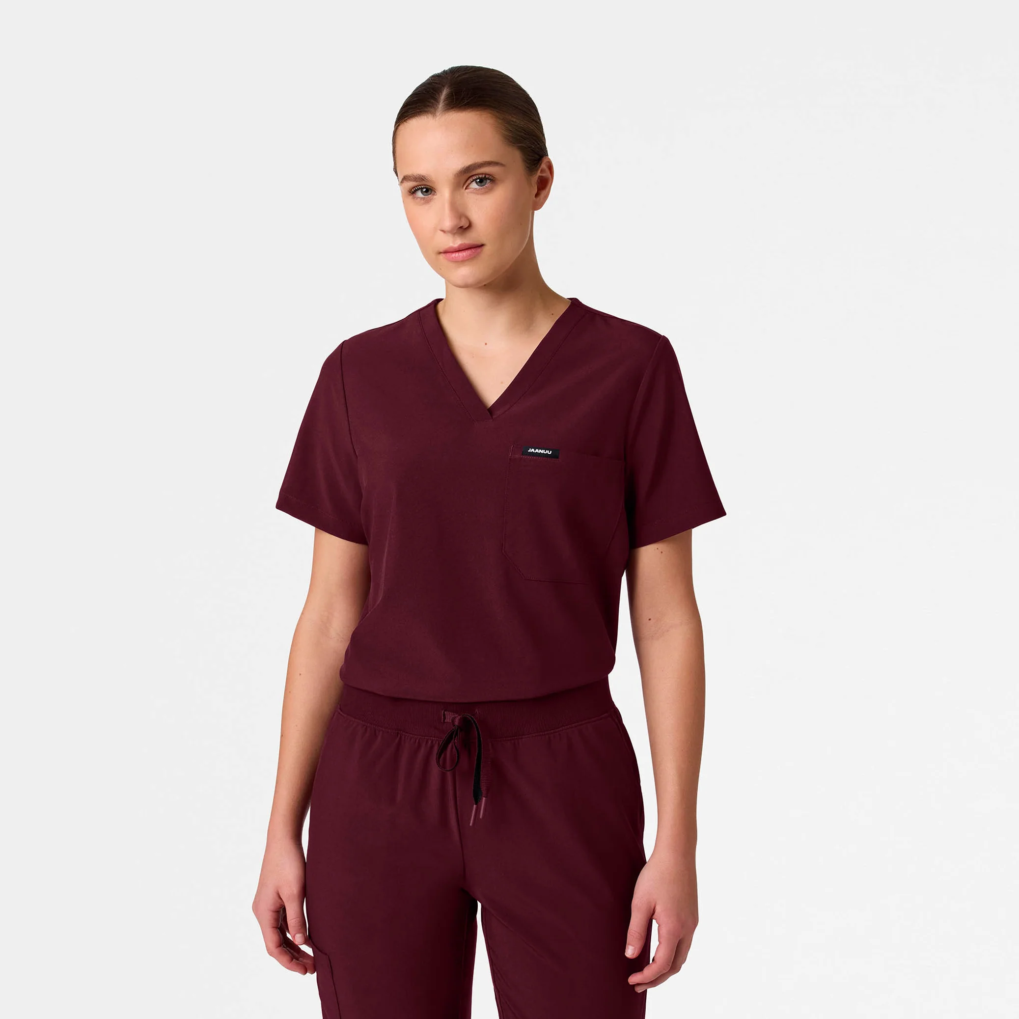 The Original UltraLITE™ Scrub Set - Burgundy - Image 2
