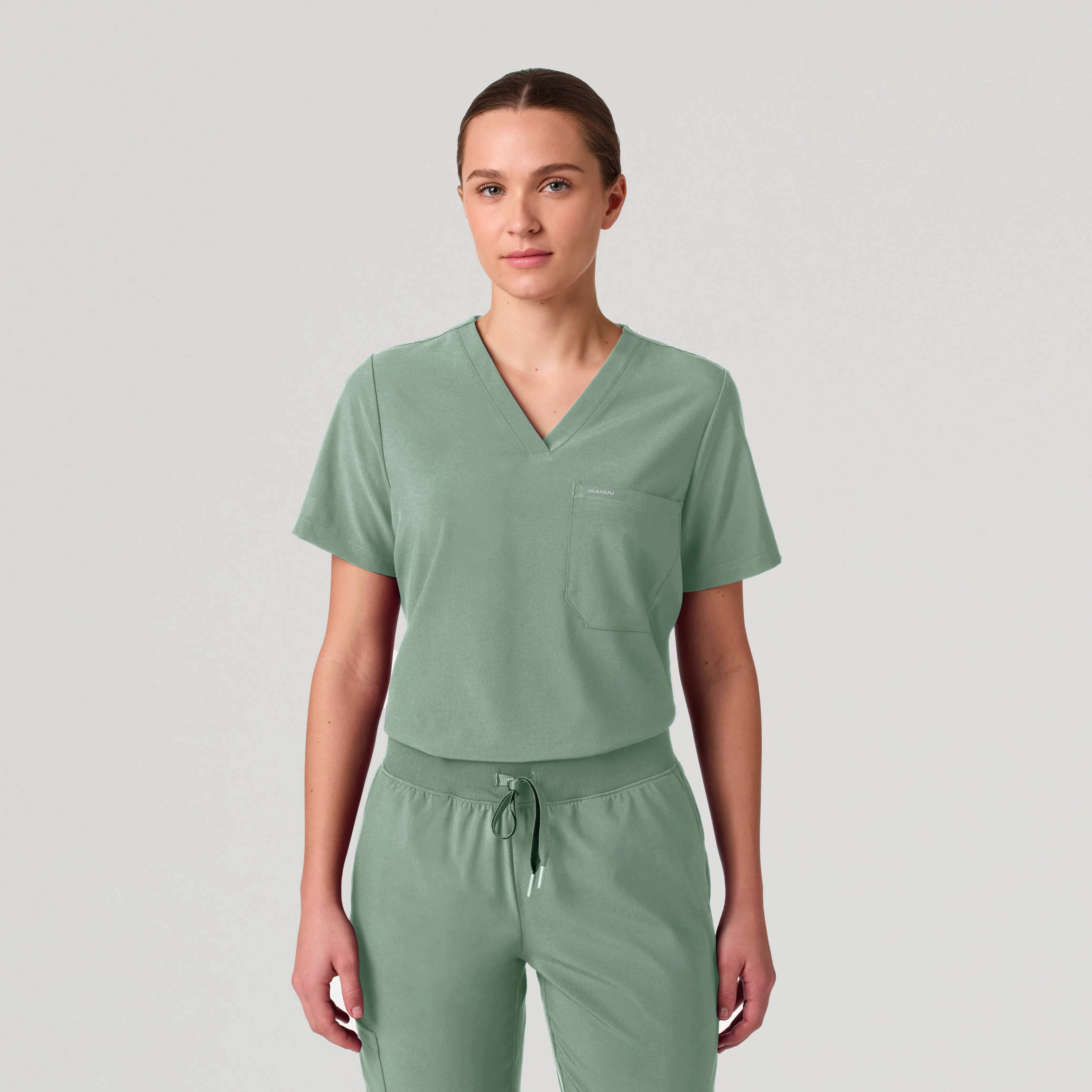 The Original UltraLITE™ Scrub Set - Sage - Image 2