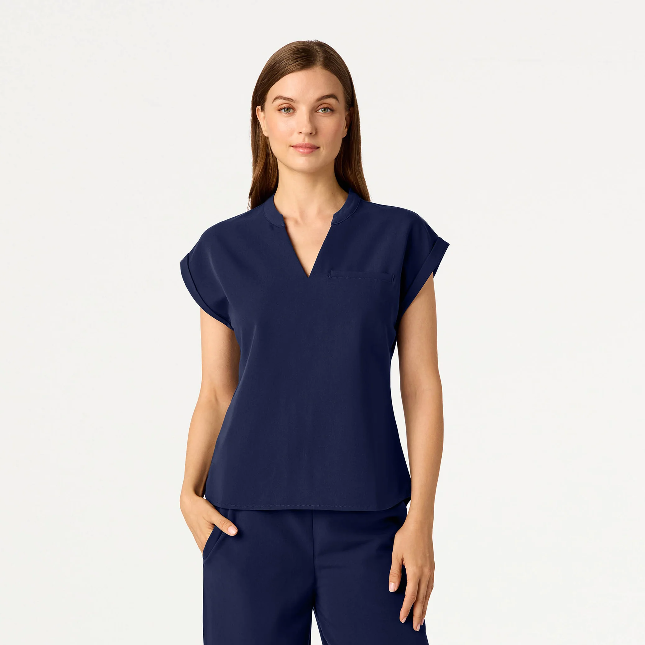The Relaxed Scrub Set - Midnight Navy - Image 2