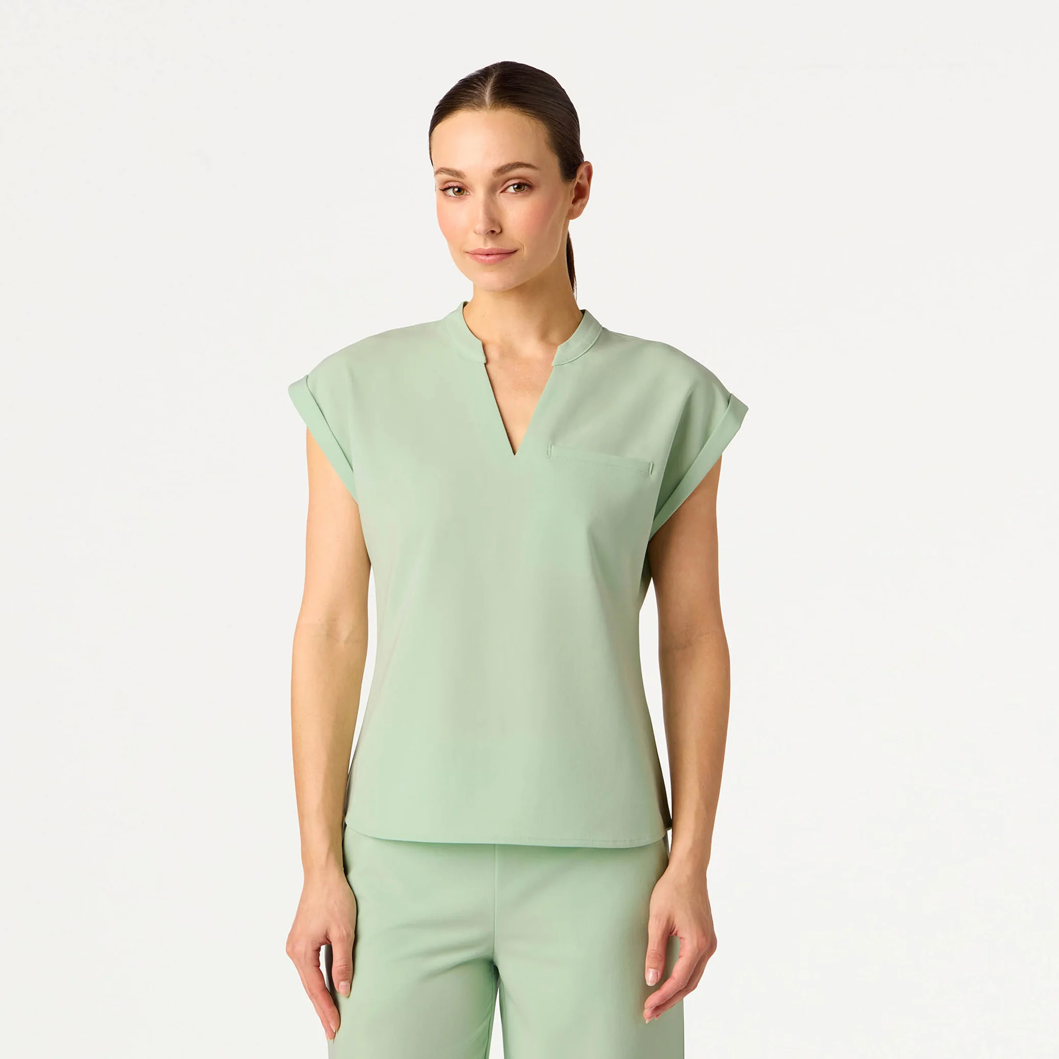 The Relaxed Scrub Set - Mint - Image 2