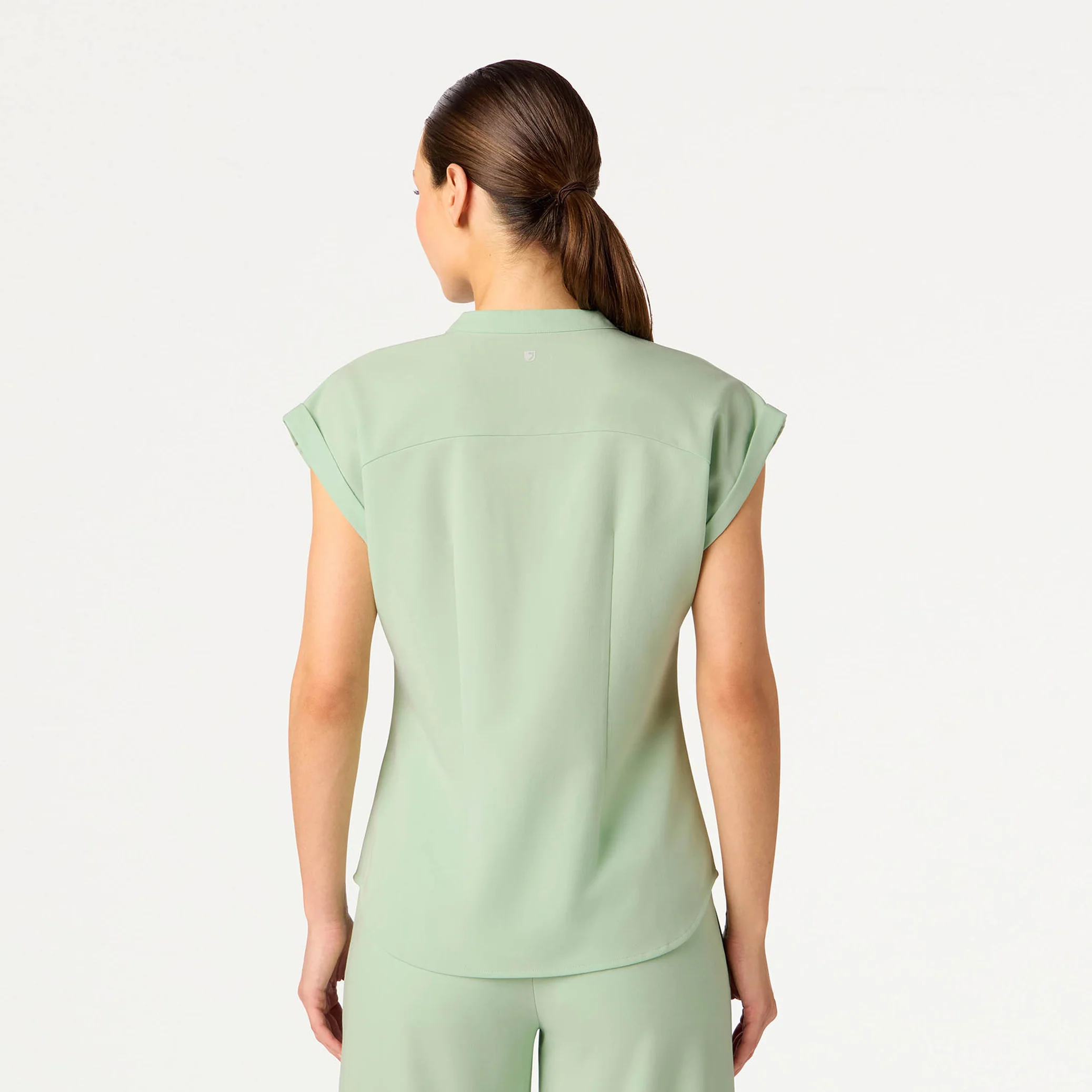 The Relaxed Scrub Set - Mint - Image 3