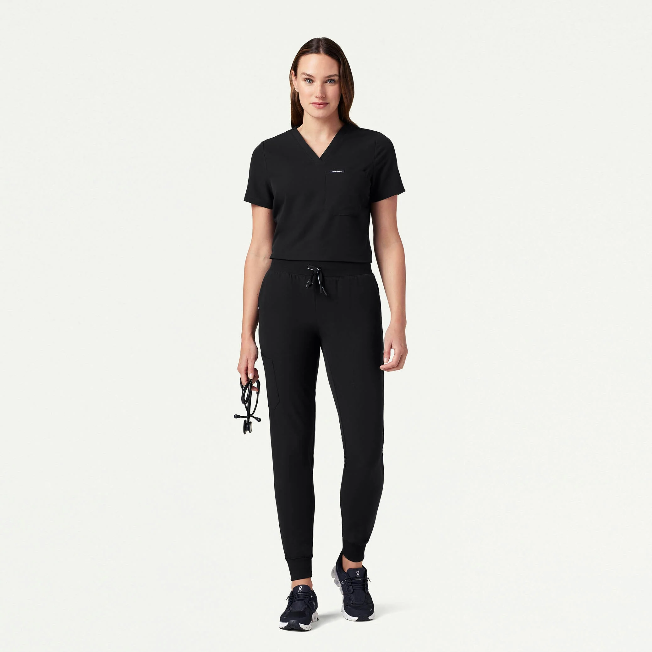 The Slim Scrub Set - Black