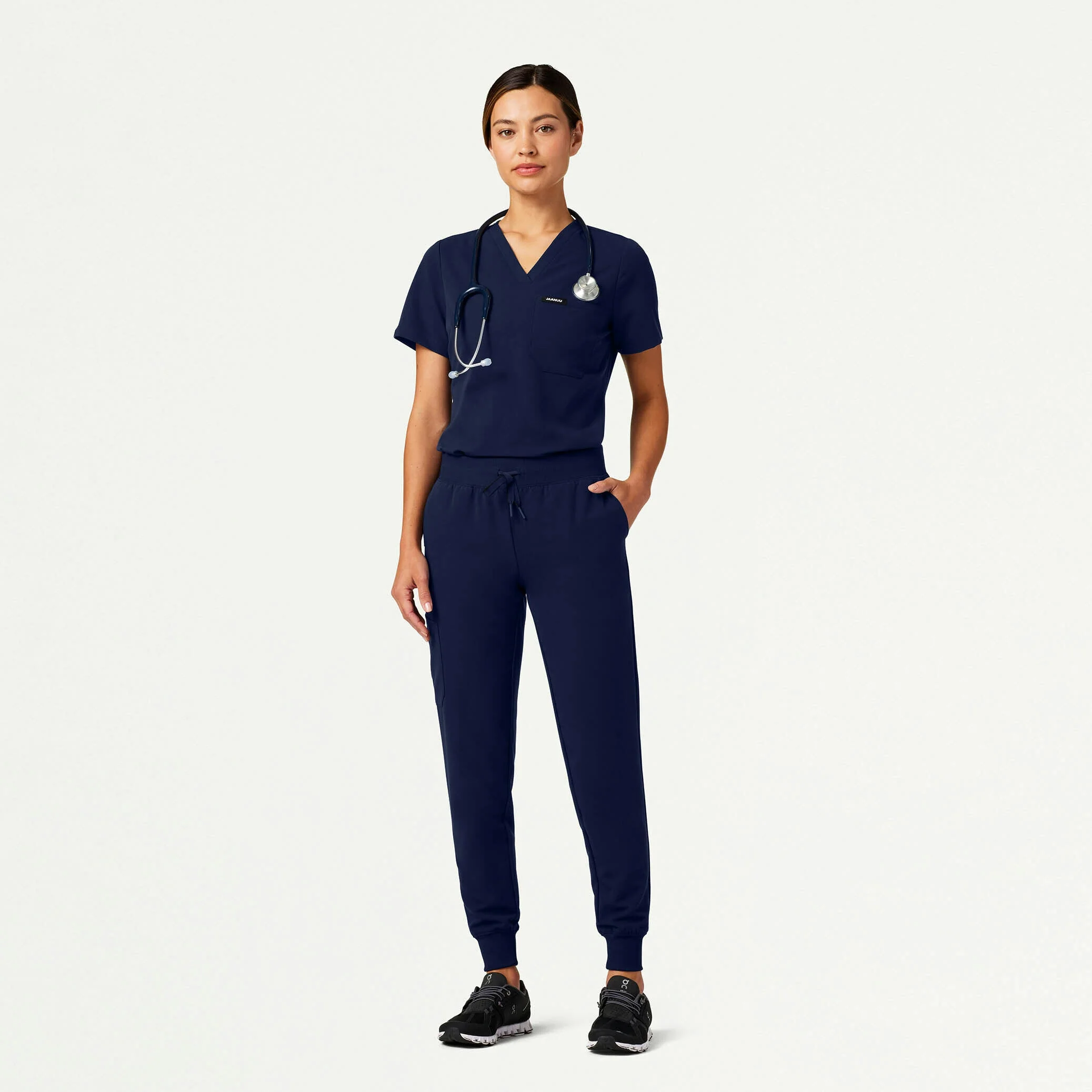 The Slim Scrub Set - Midnight Navy