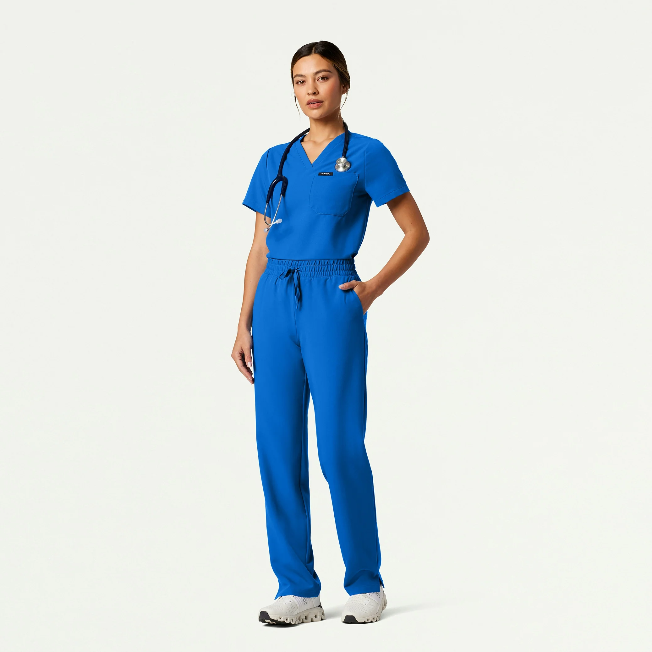 The Yuri Essential Scrub Set - Royal Blue