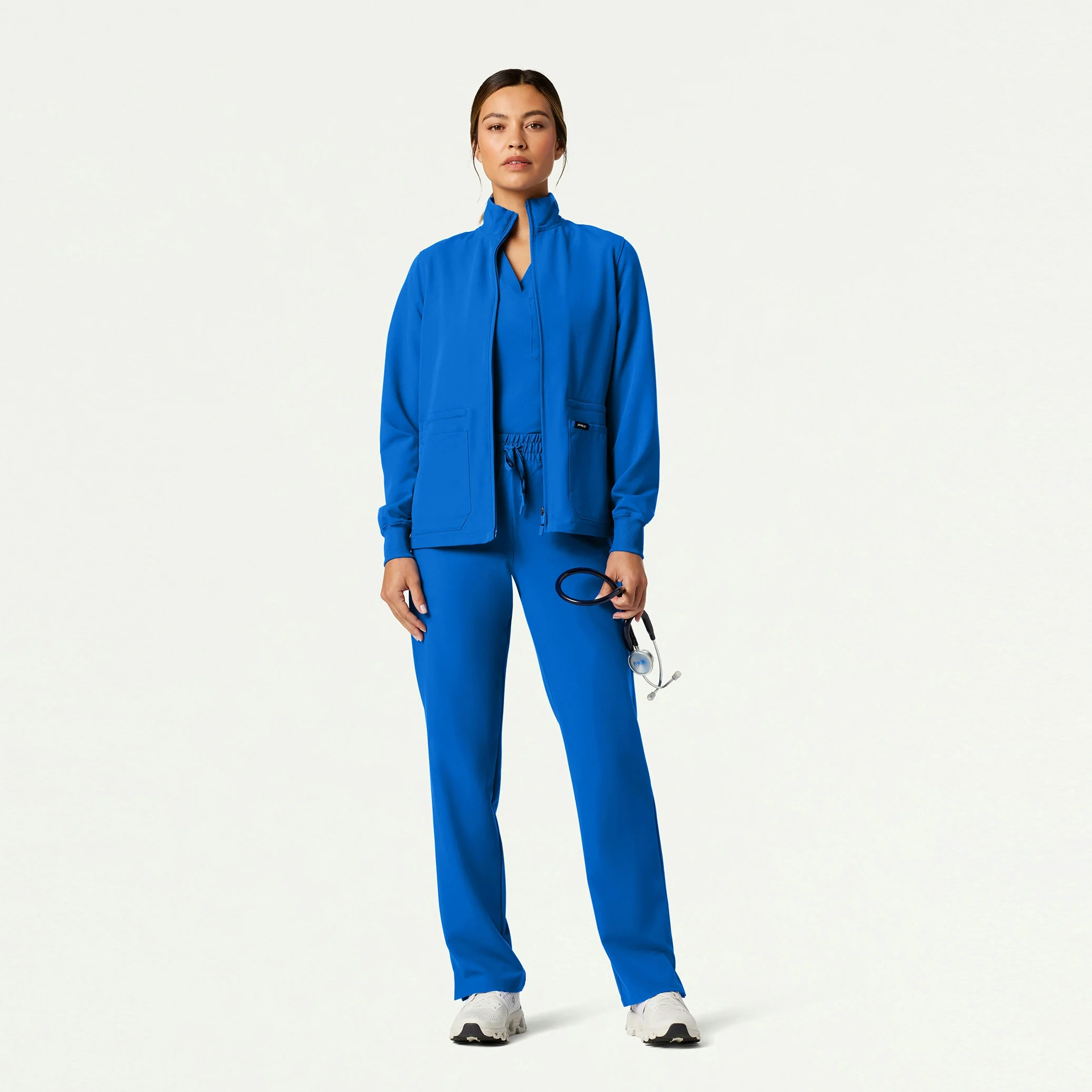 The Yuri Jacket Scrub Set - Royal Blue