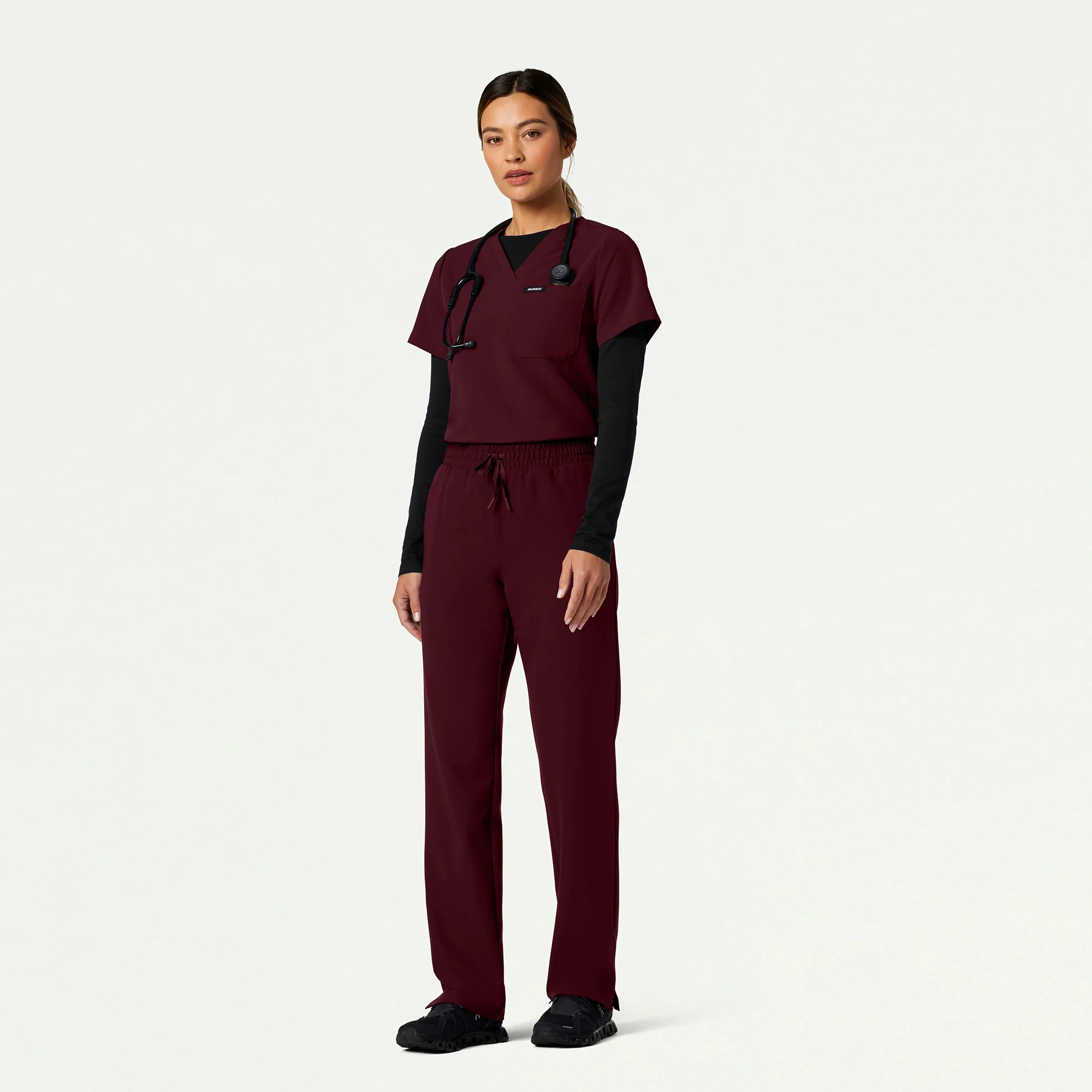 The Yuri Underscrub Set - Burgundy