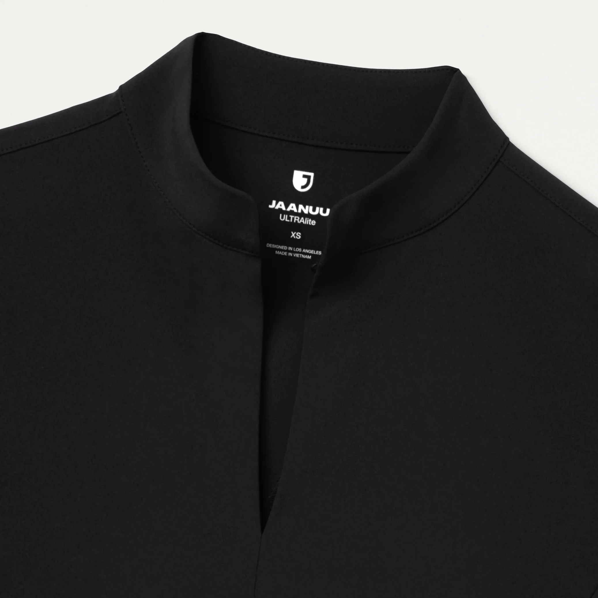 Alex Mock-Neck Scrub Top - Black - Image 5