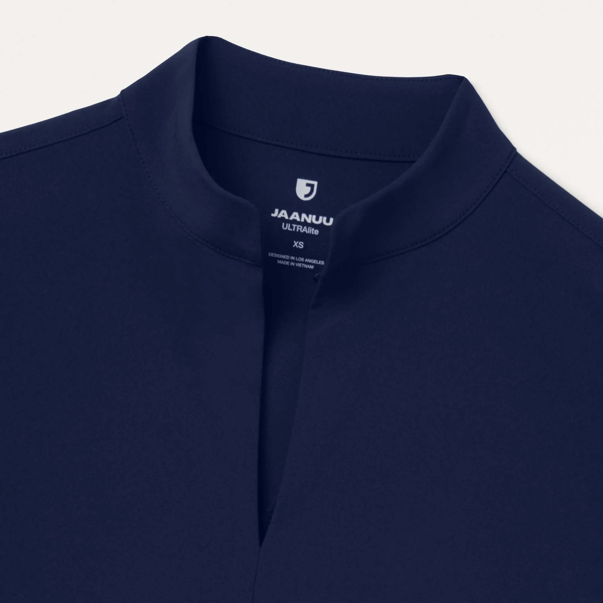 Alex Mock-Neck Scrub Top - Midnight Navy - Image 5